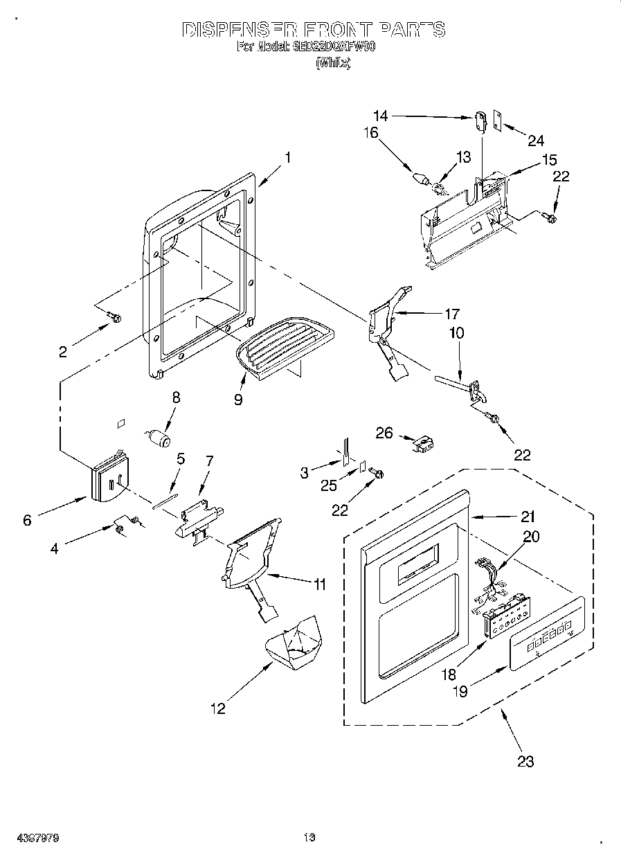 09 - DISPENSER FRONT