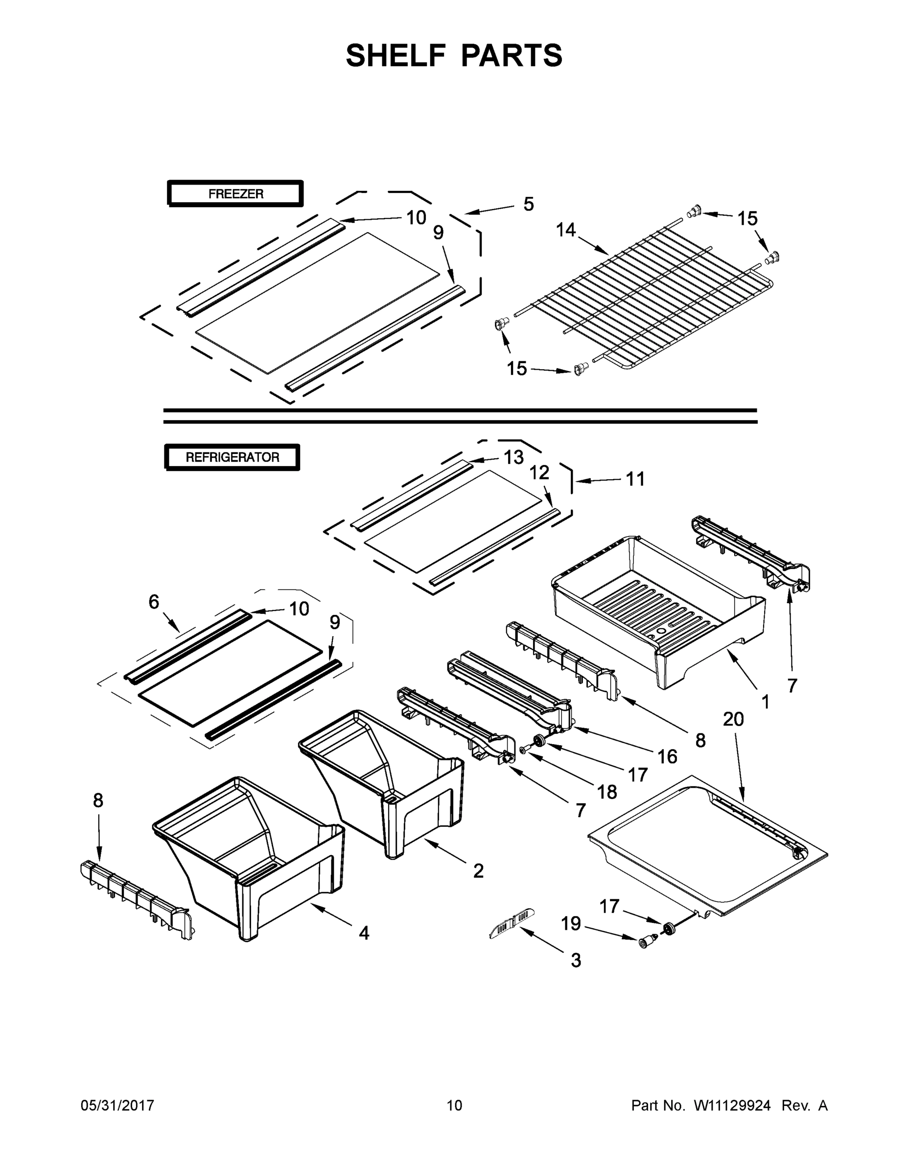 06 - SHELF PARTS