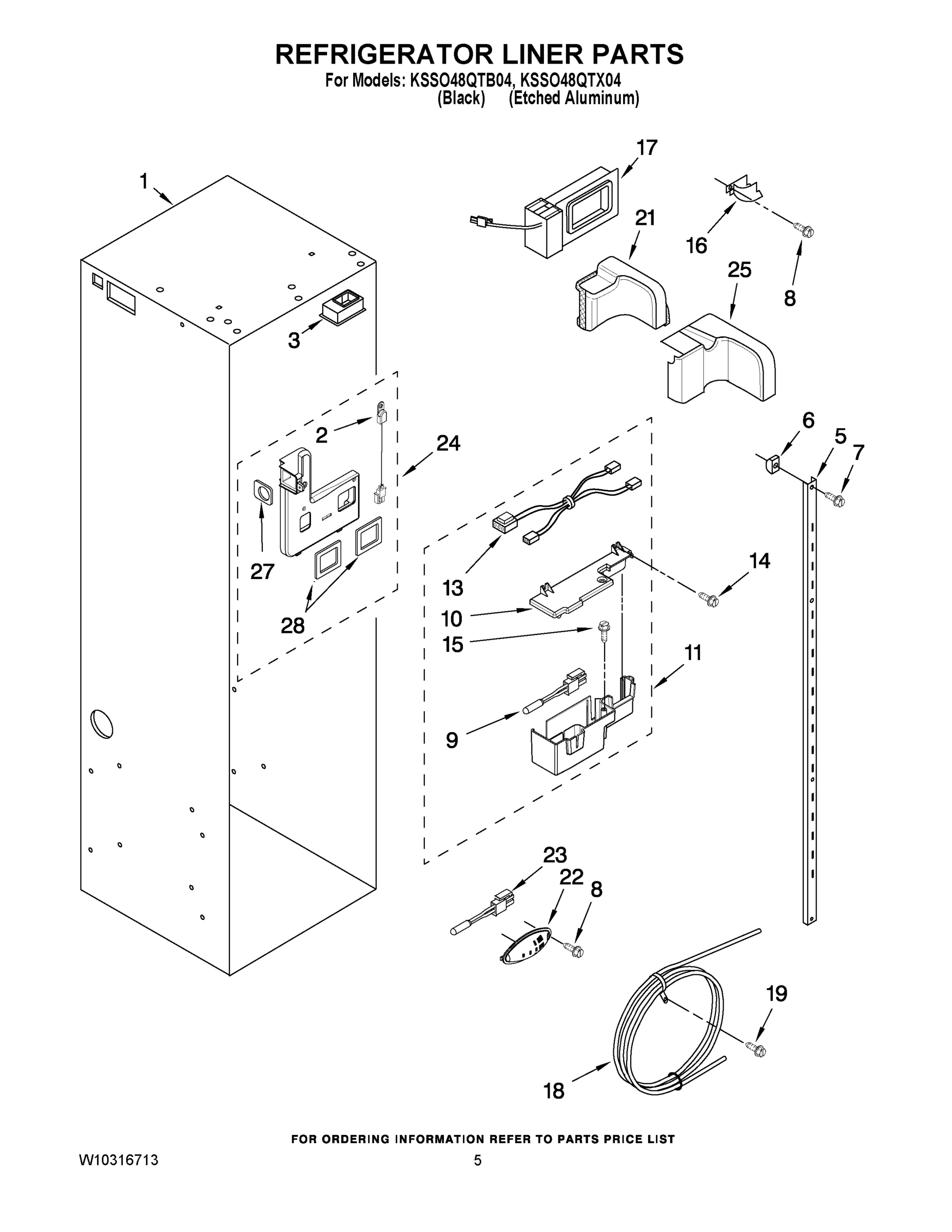 04 - REFRIGERATOR LINER PARTS