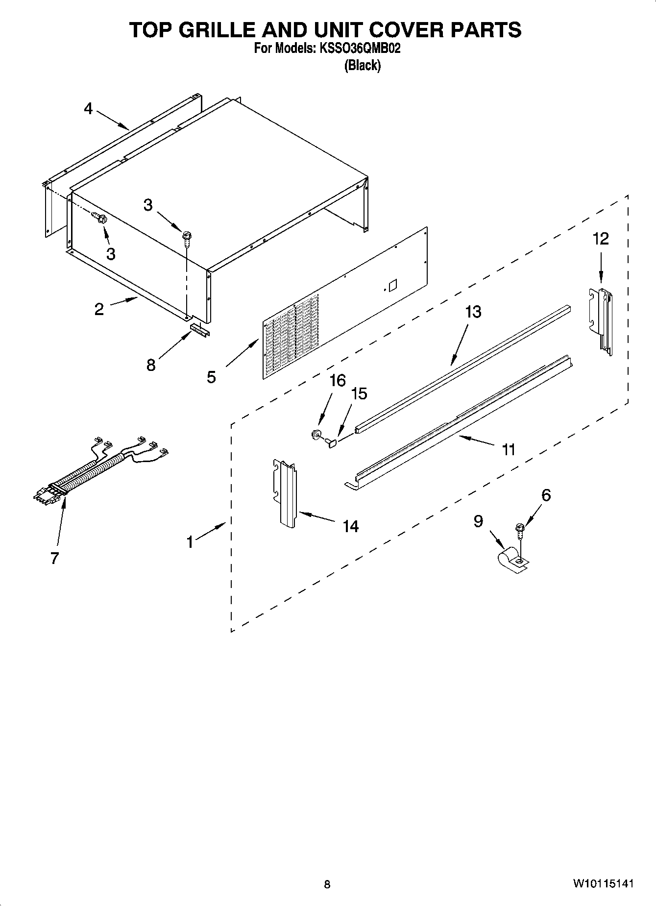 06 - TOP GRILLE AND UNIT COVER PARTS