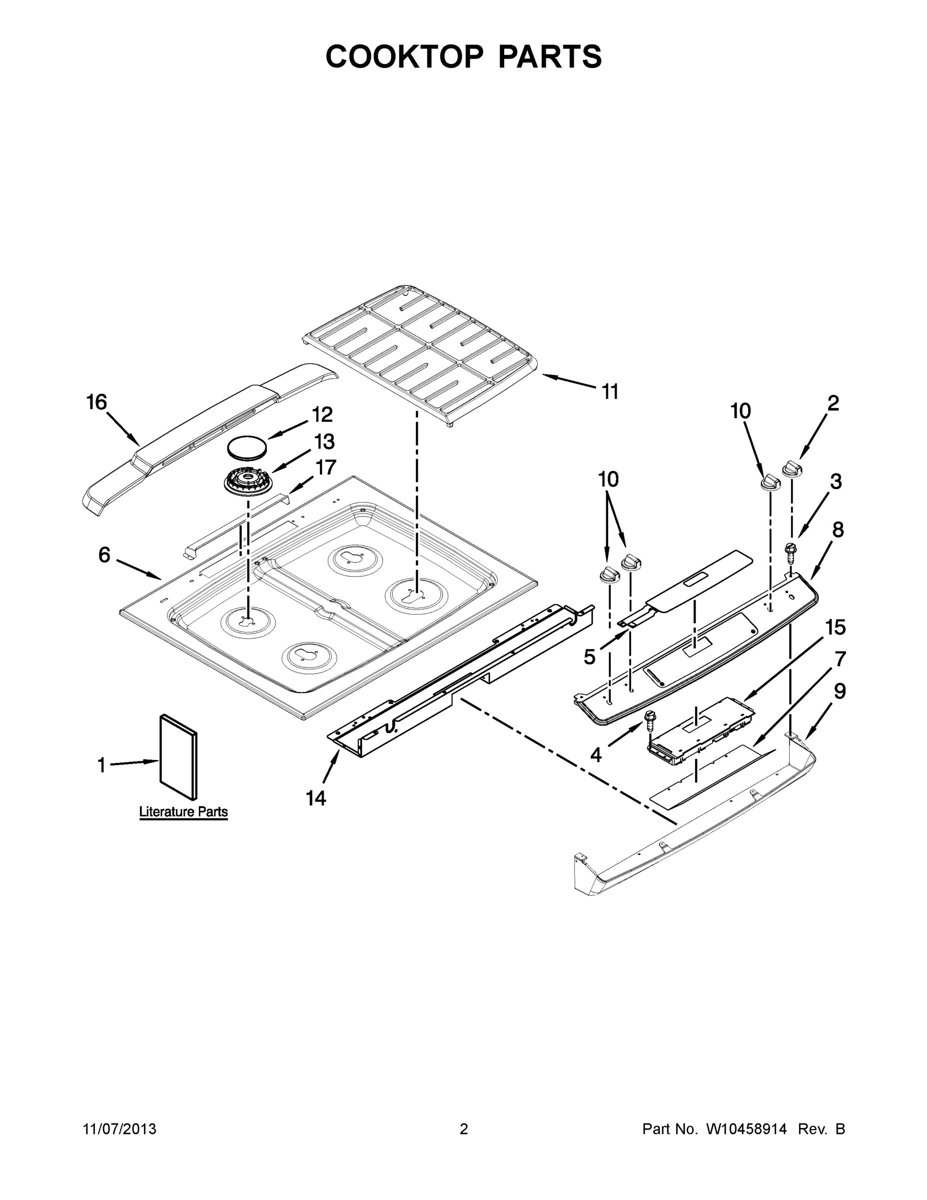 02 - COOKTOP PARTS