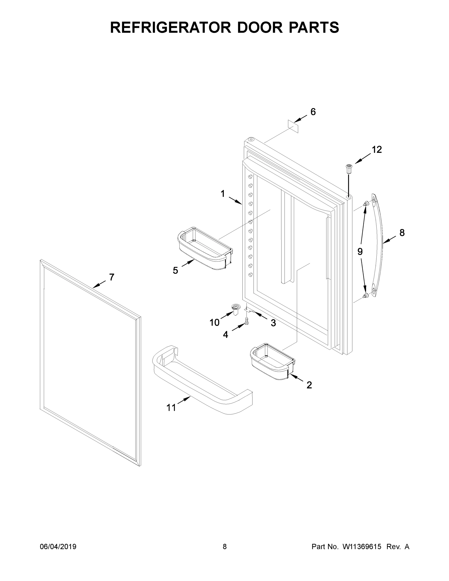 05 - REFRIGERATOR DOOR PARTS