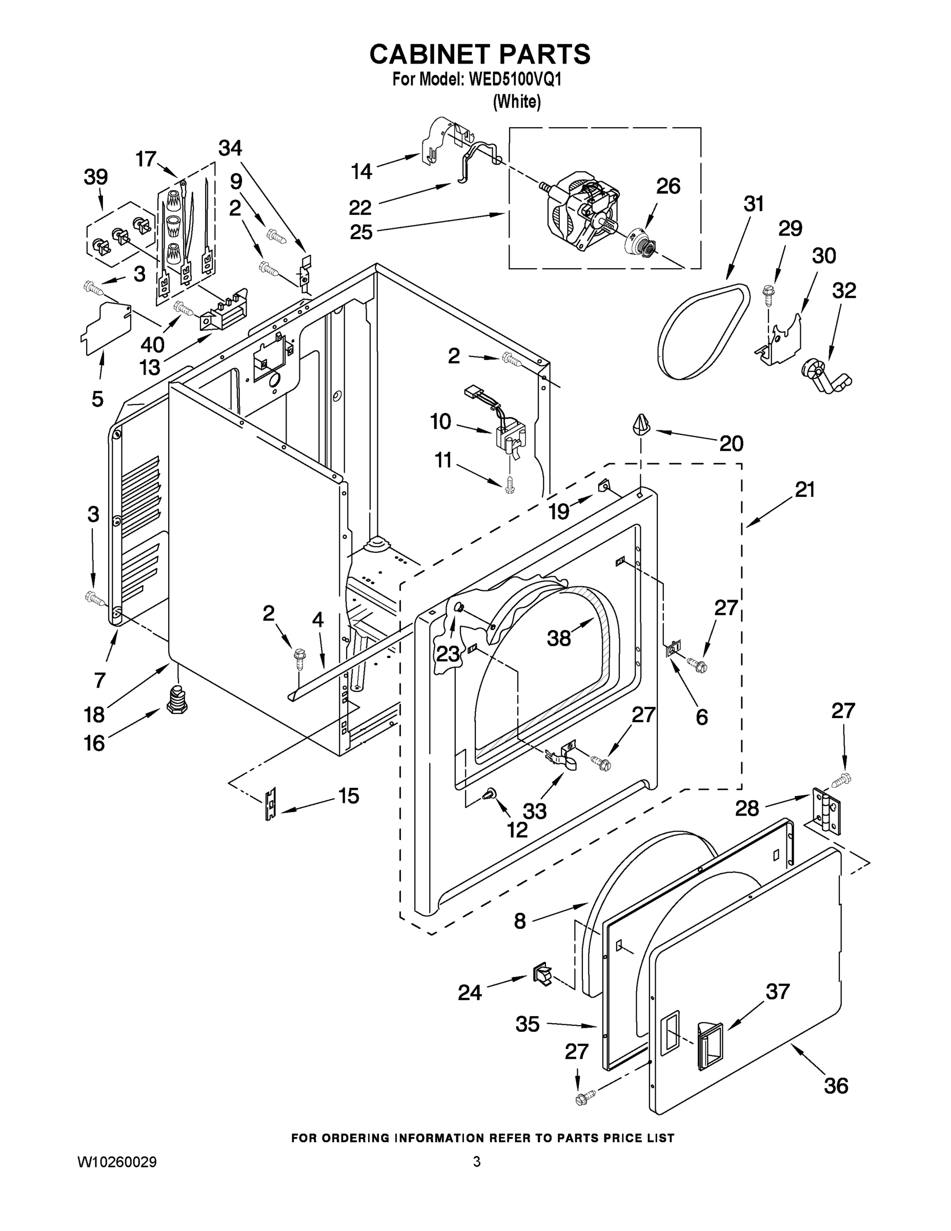 02 - CABINET PARTS