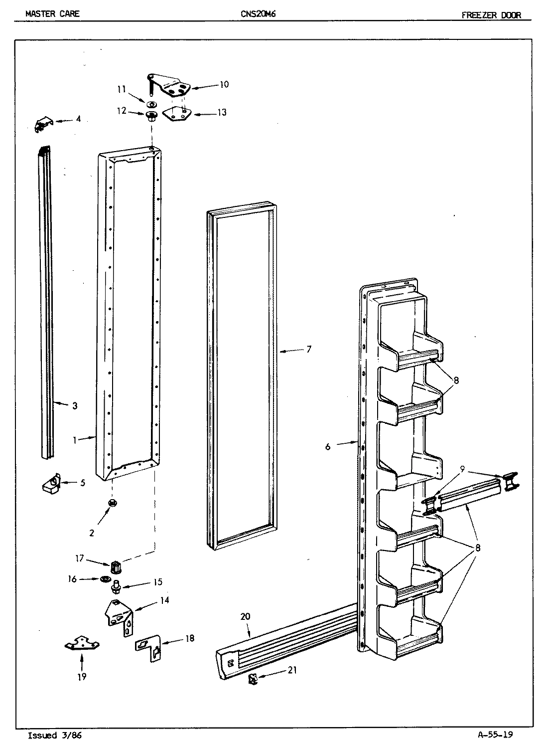 02 - FREEZER DOOR