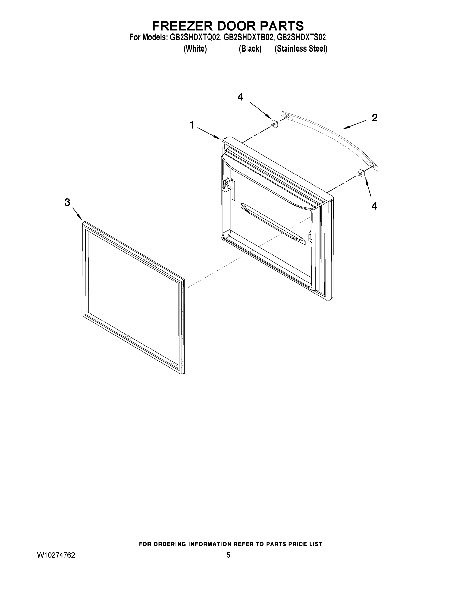 03 - FREEZER DOOR PARTS
