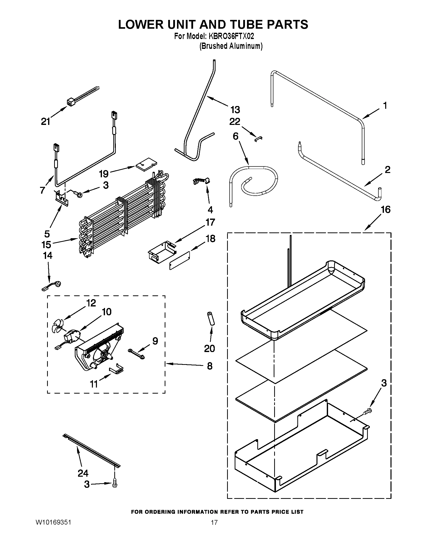10 - LOWER UNIT AND TUBE PARTS