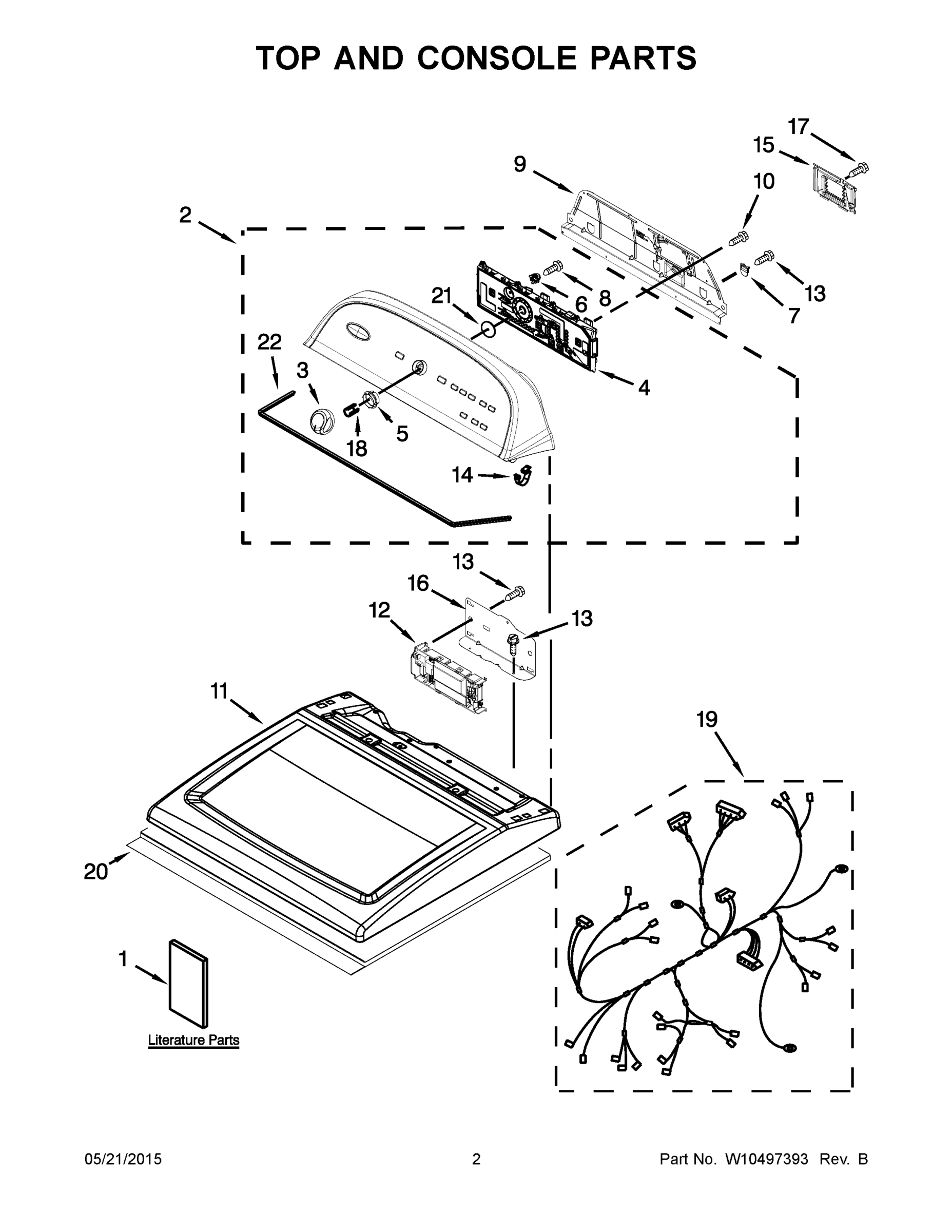02 - TOP AND CONSOLE PARTS