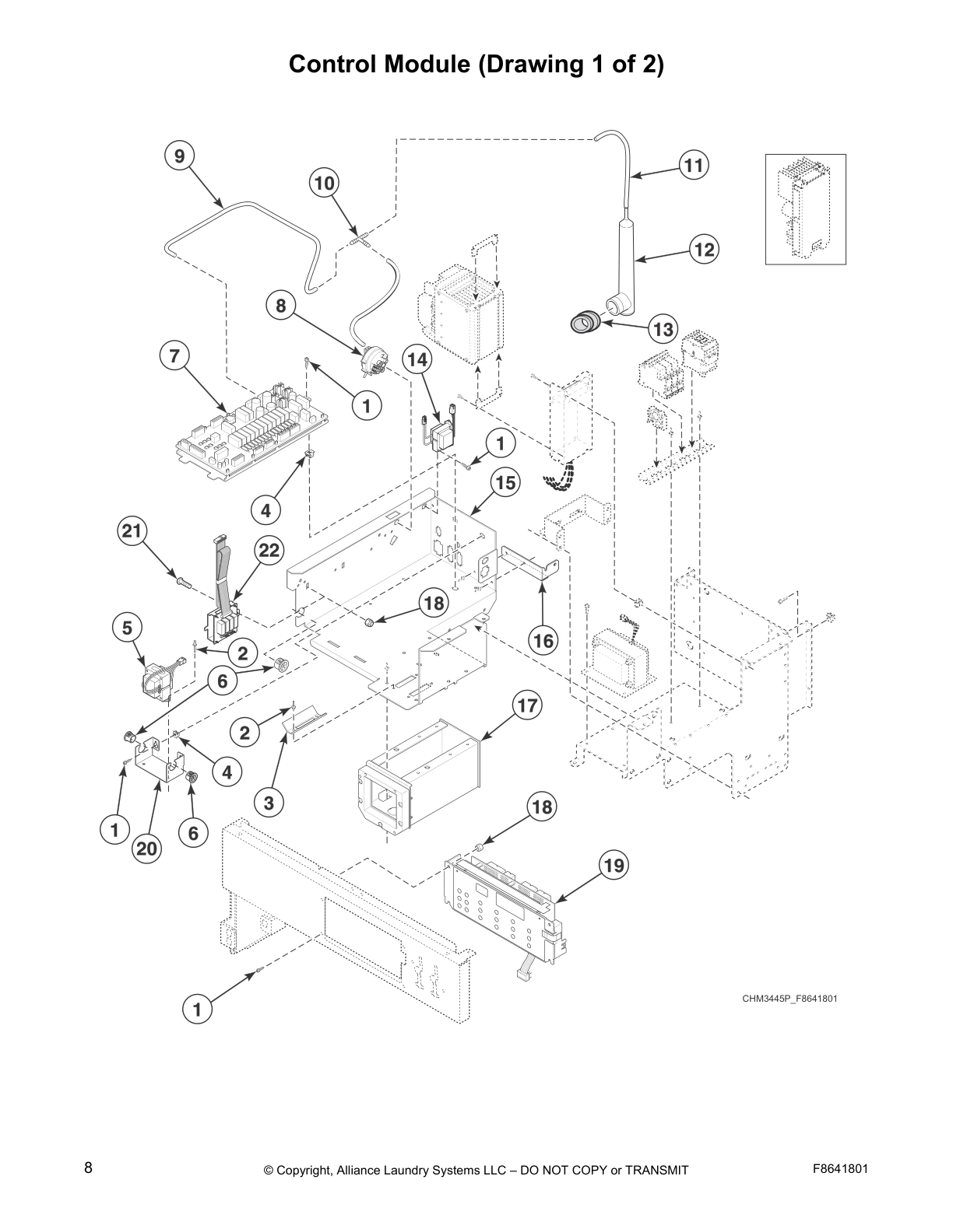 Control Module (Drawing 1 of 2)