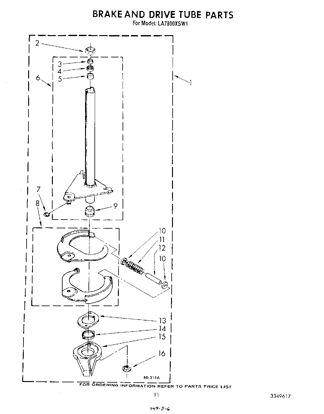 09 - BRAKE AND DRIVE TUBE