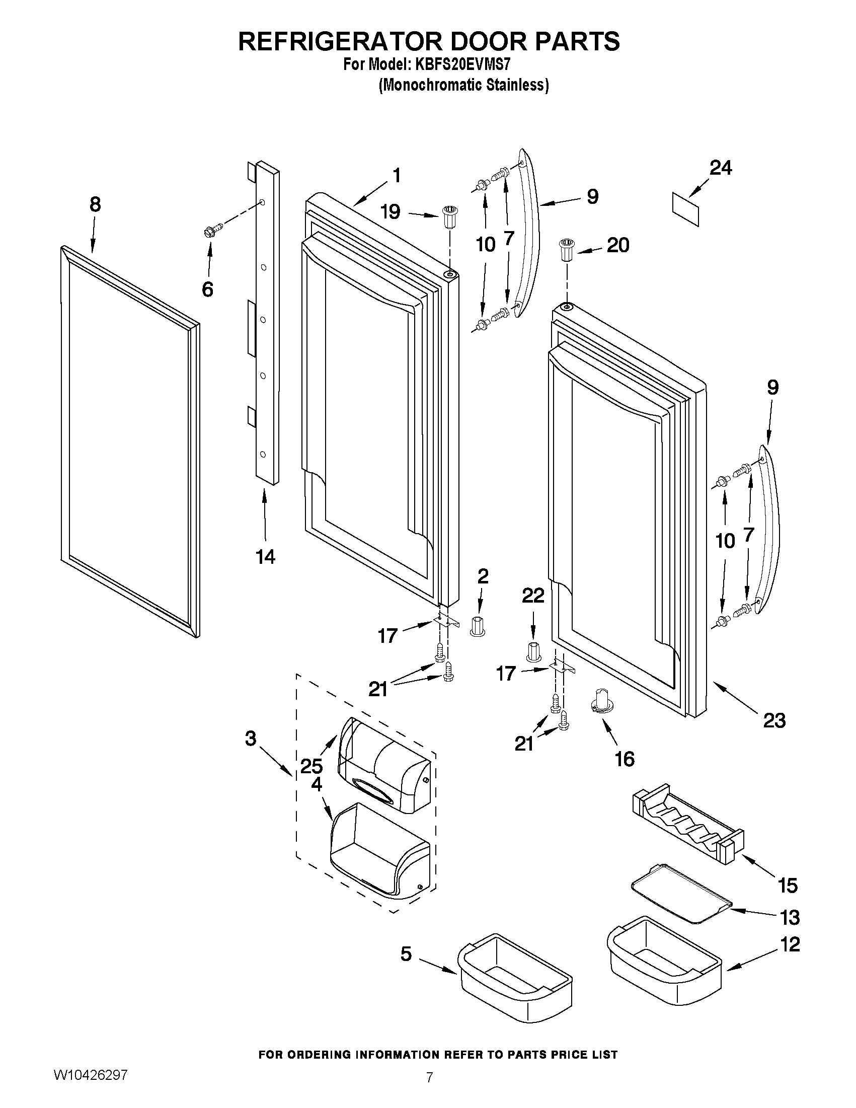 04 - REFRIGERATOR DOOR PARTS