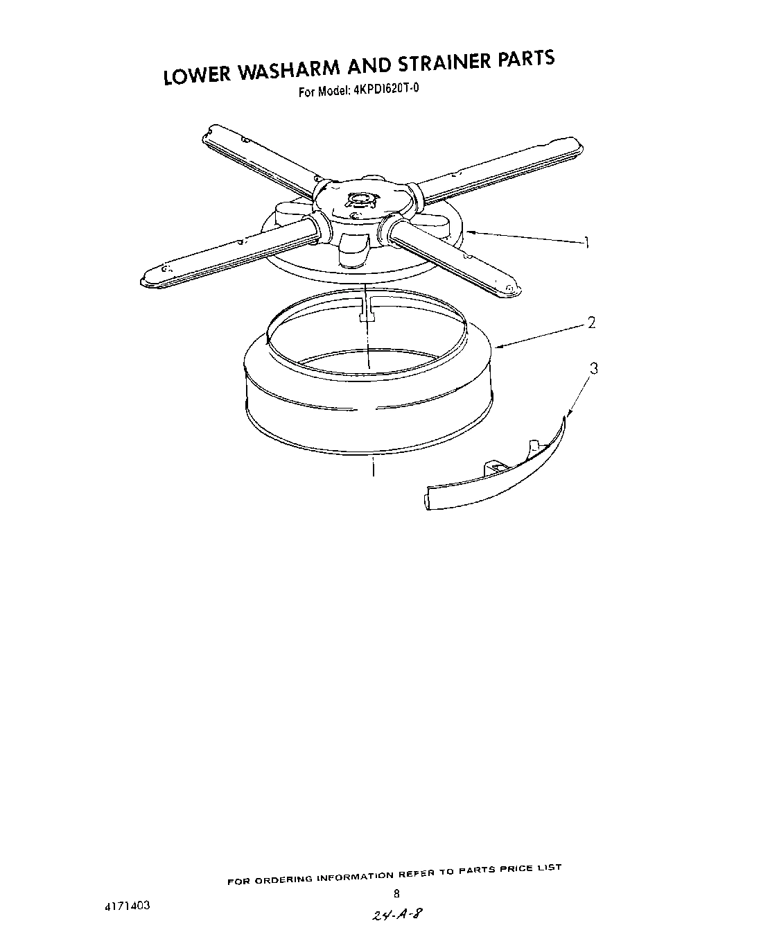 06 - LOWER WASHARM AND STRAINER