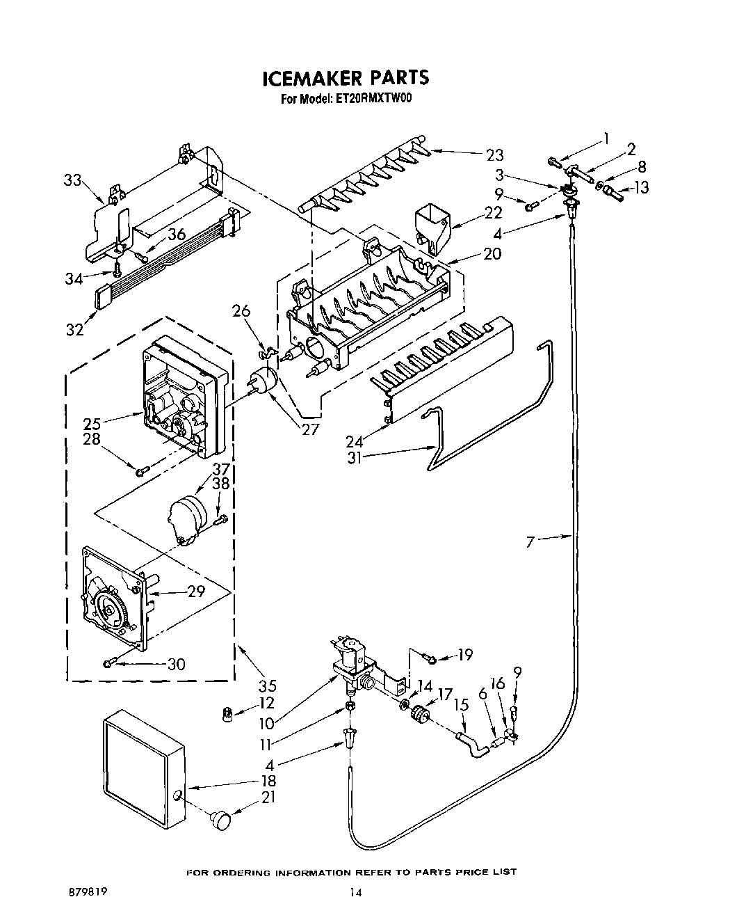 10 - ICEMAKER, LIT/OPTIONAL