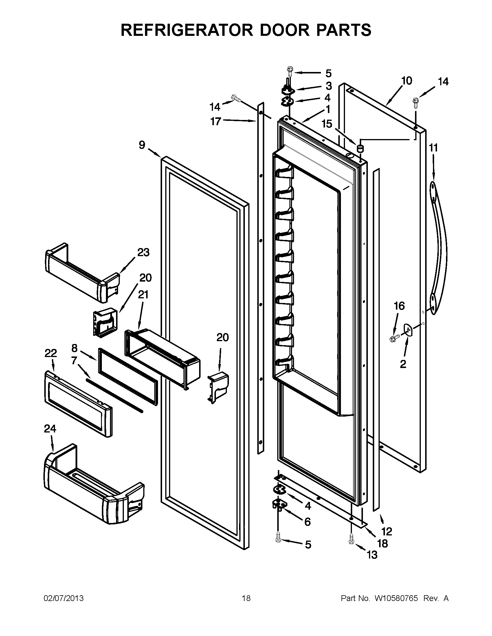 09 - REFRIGERATOR DOOR PARTS