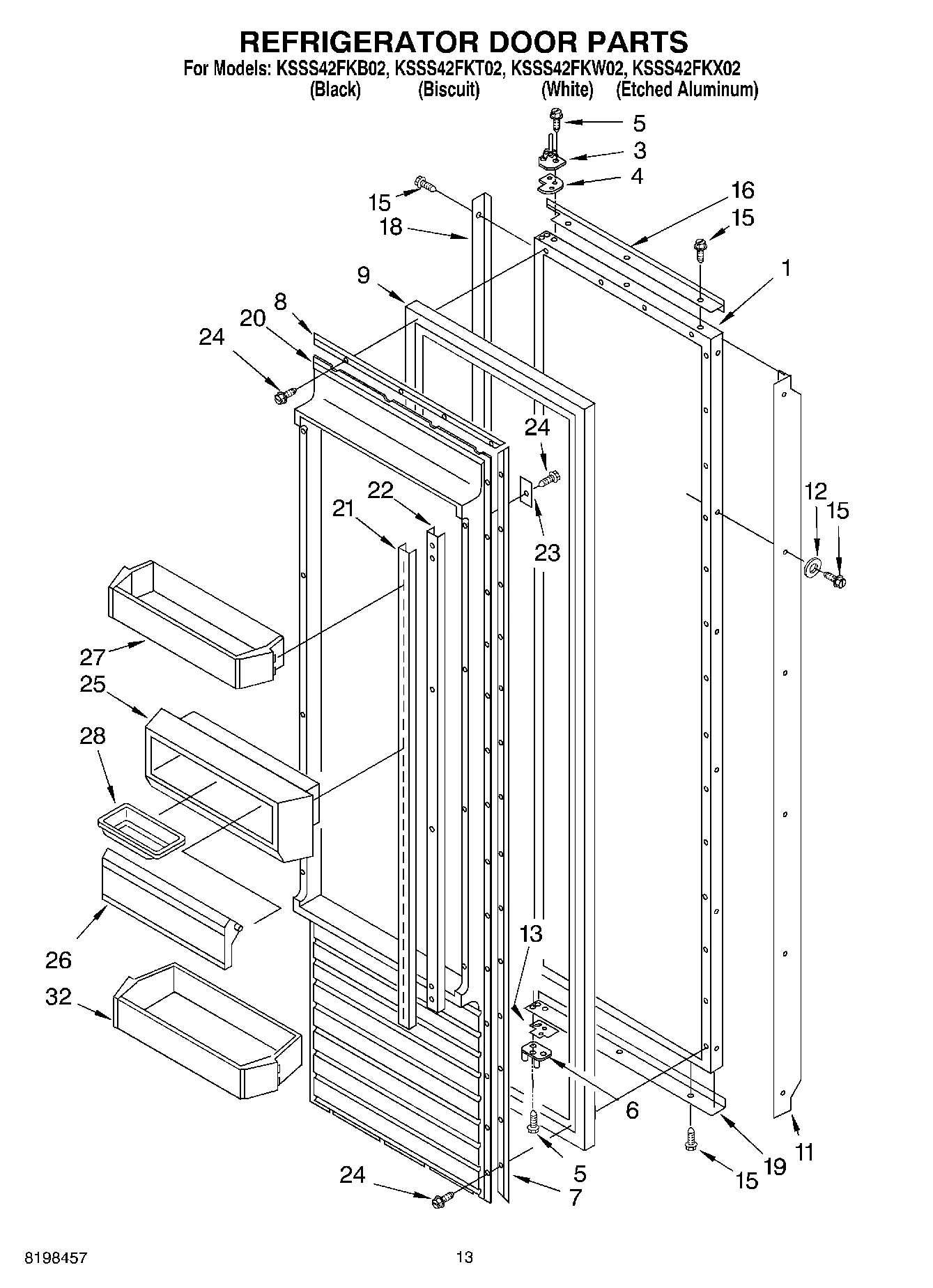 09 - REFRIGERATOR DOOR PARTS