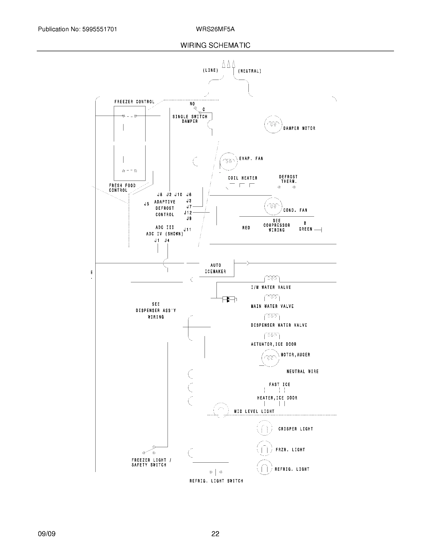22 - WIRING SCHEMATIC