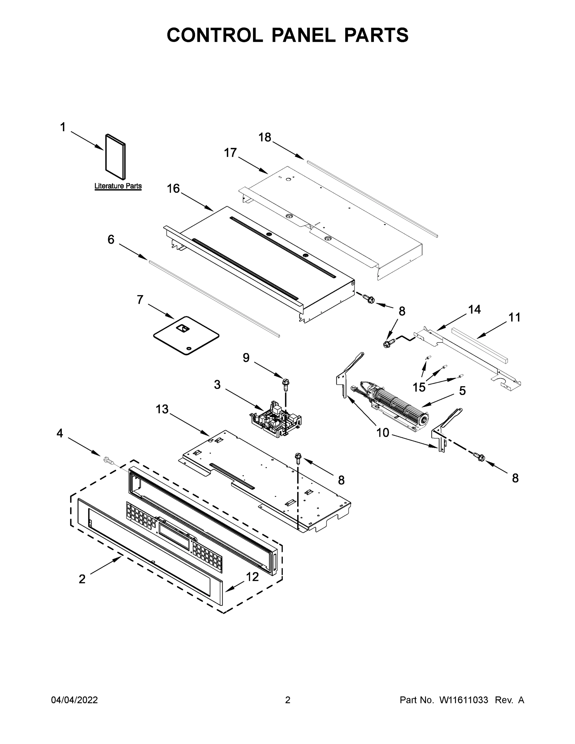 02 - CONTROL PANEL PARTS