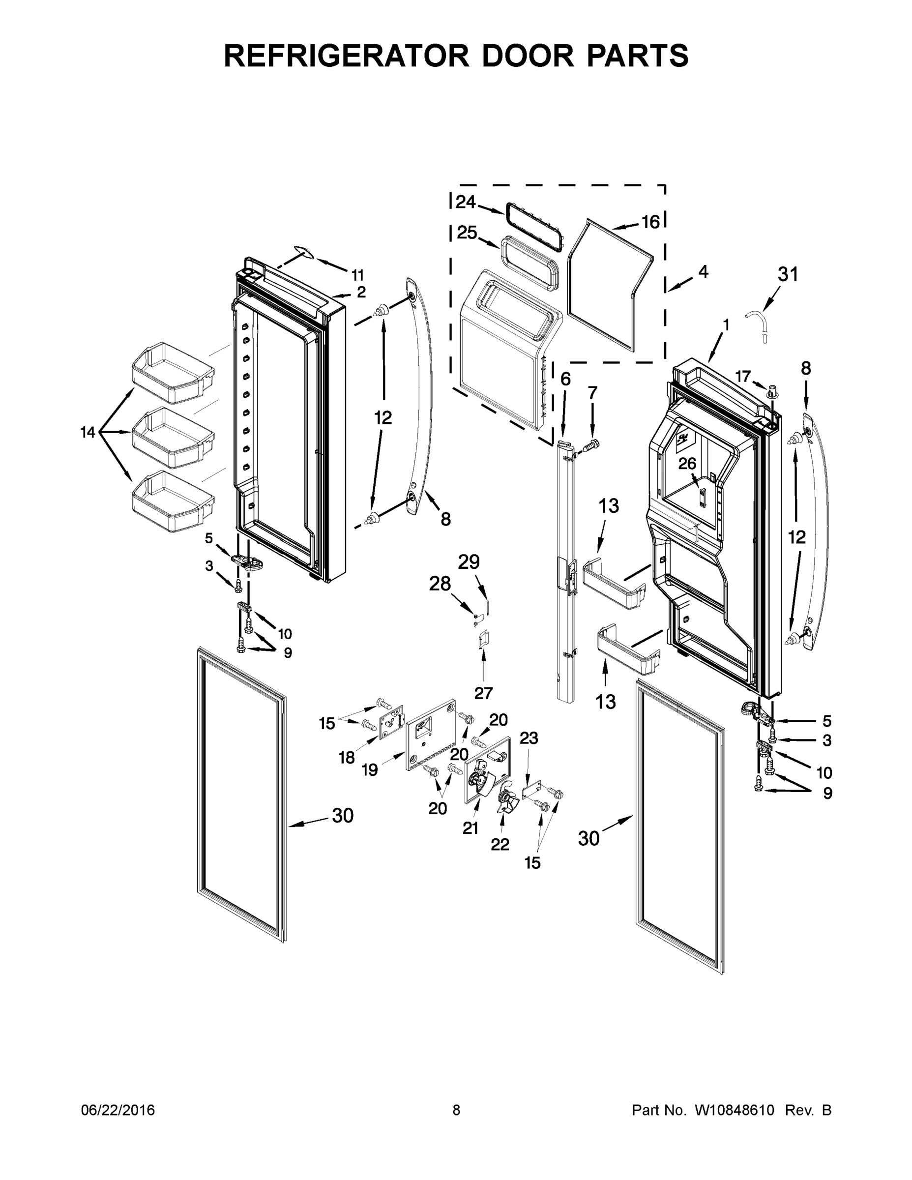 05 - REFRIGERATOR DOOR PARTS