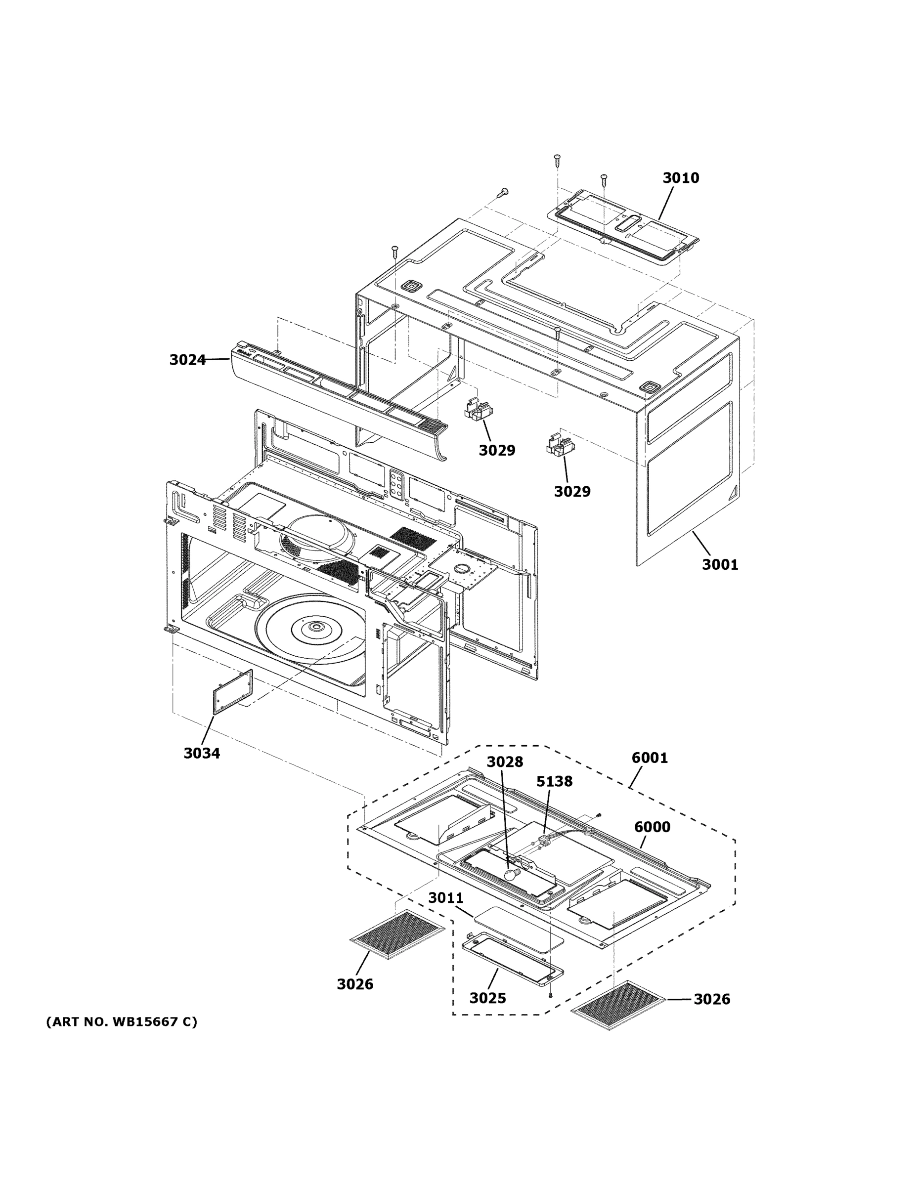 OVEN CAVITY PARTS