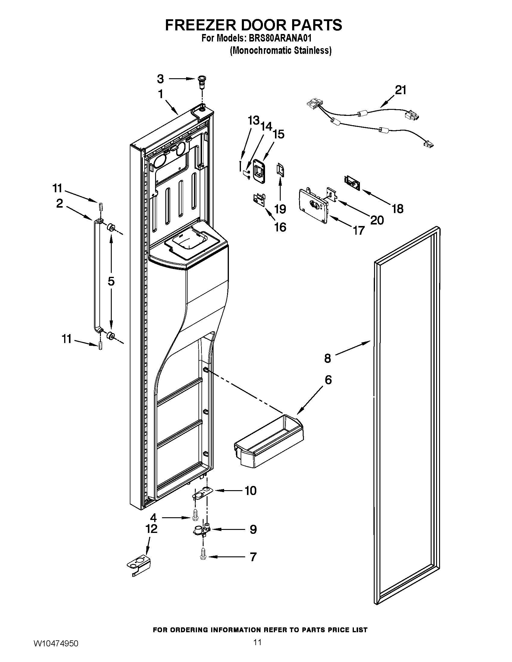 07 - FREEZER DOOR PARTS