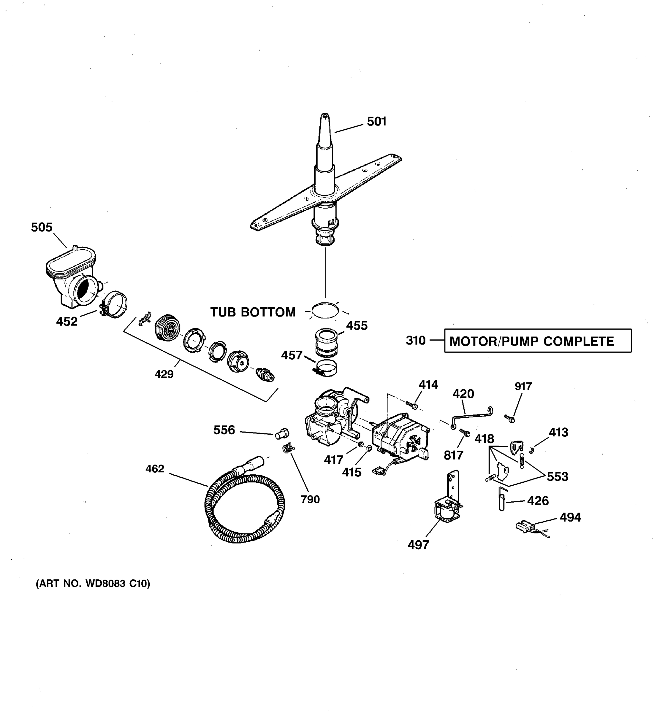 MOTOR-PUMP MECHANISM