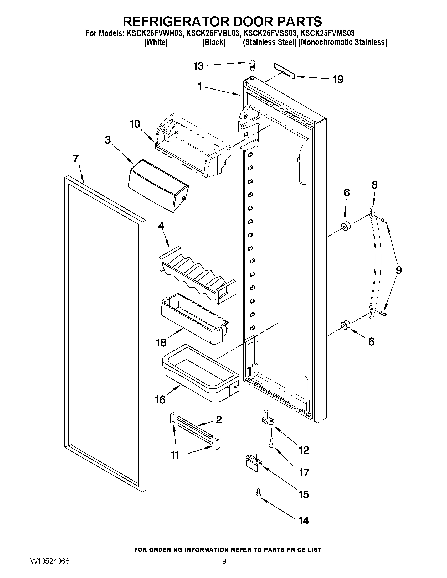 06 - REFRIGERATOR DOOR PARTS