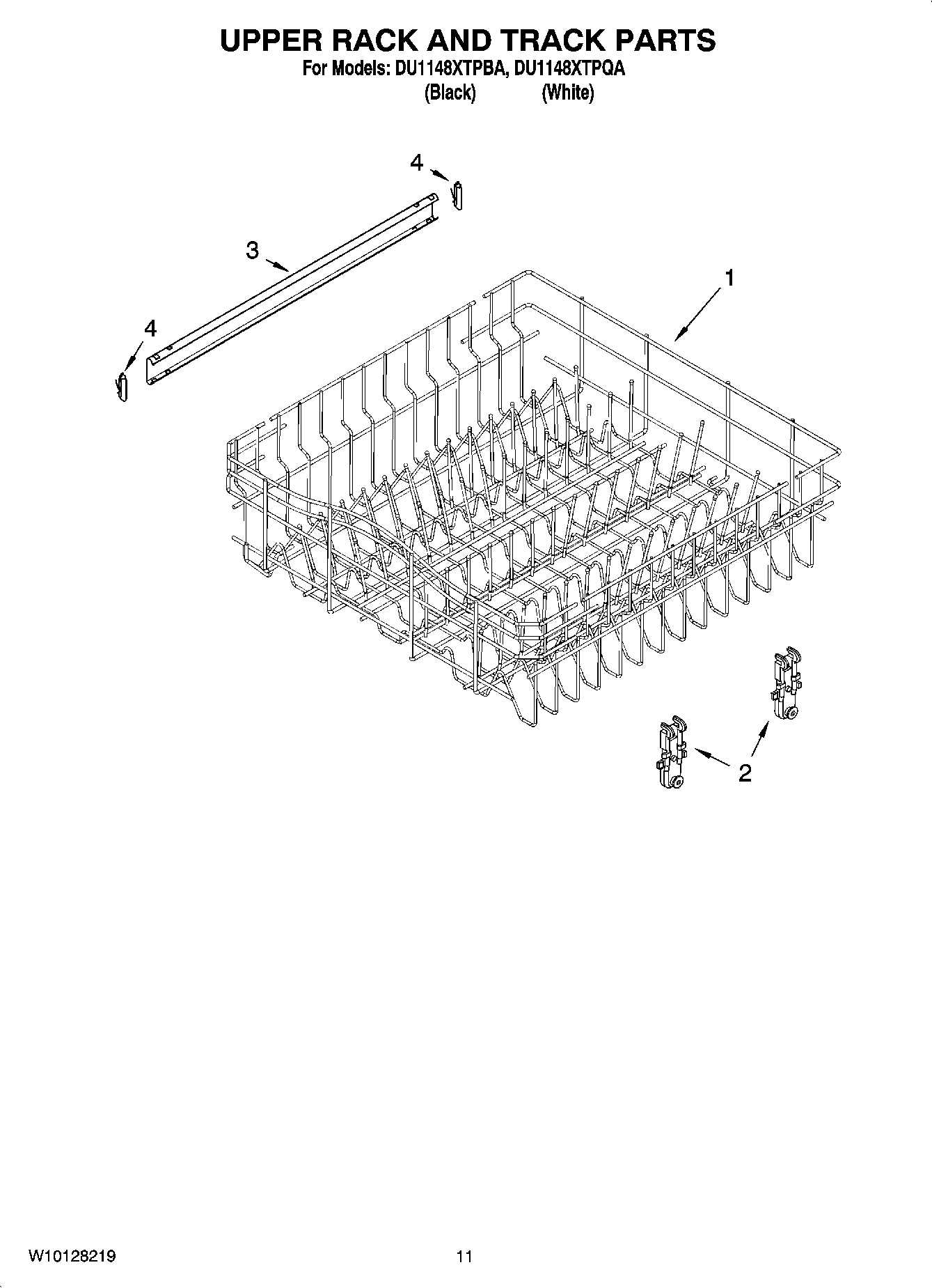 09 - UPPER RACK AND TRACK PARTS