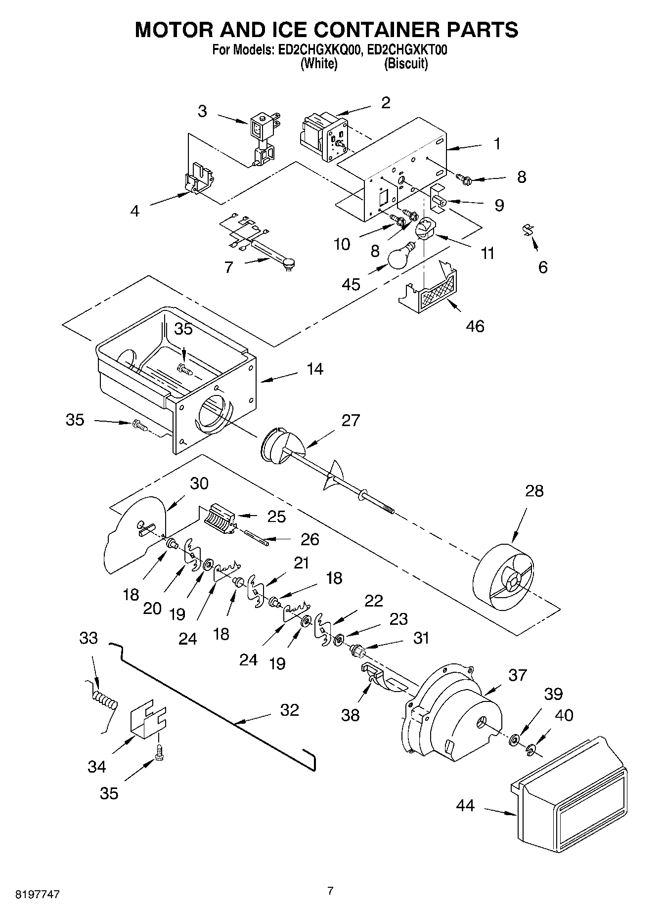 06 - MOTOR AND ICE CONTAINER