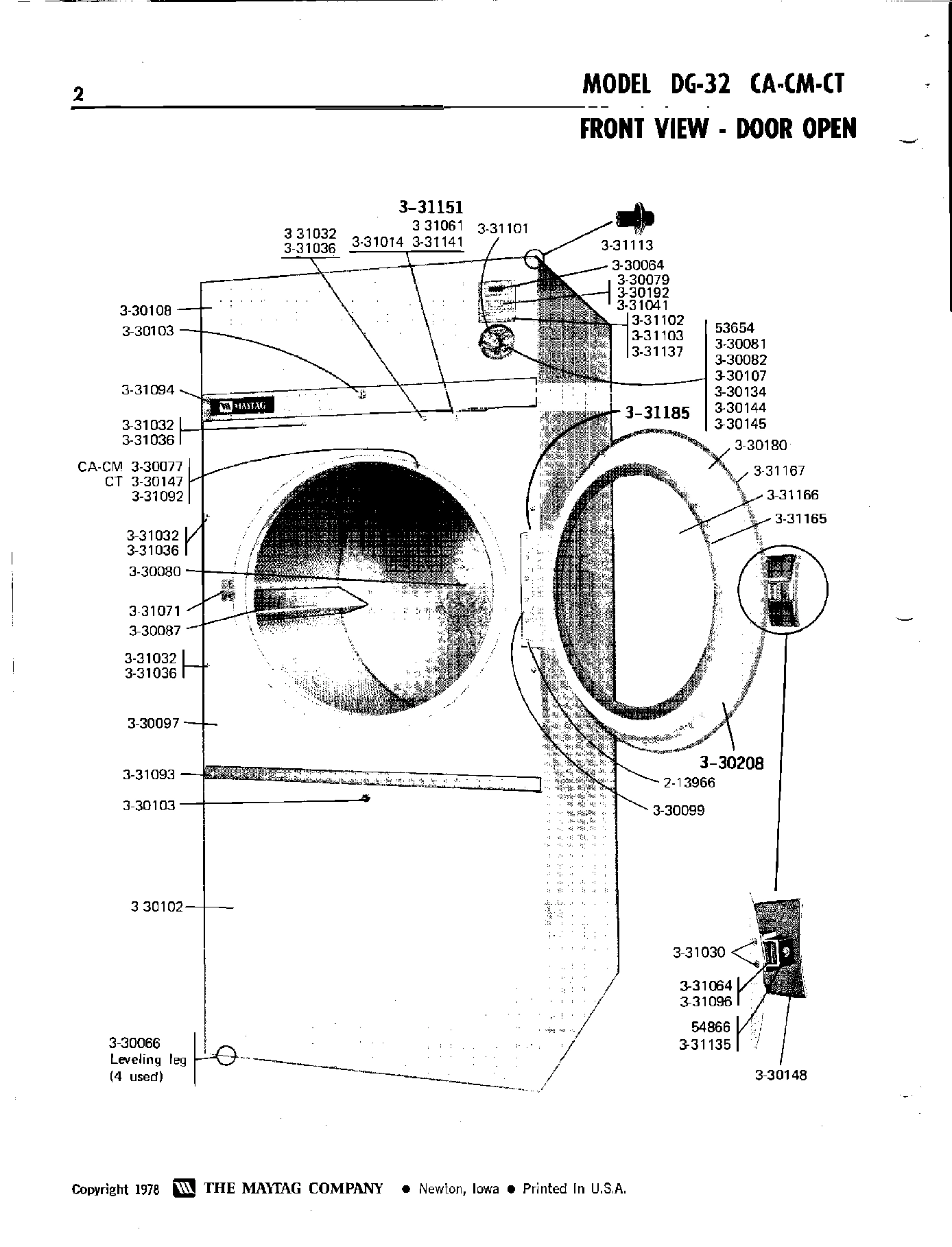 01 - FRONT VIEW-DOOR OPEN