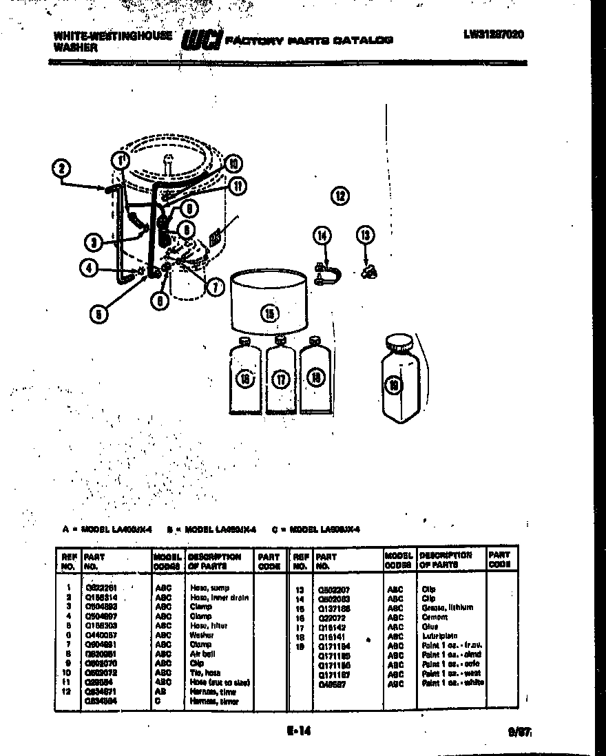 07 - WASHER AND MISCELLANEOUS PARTS