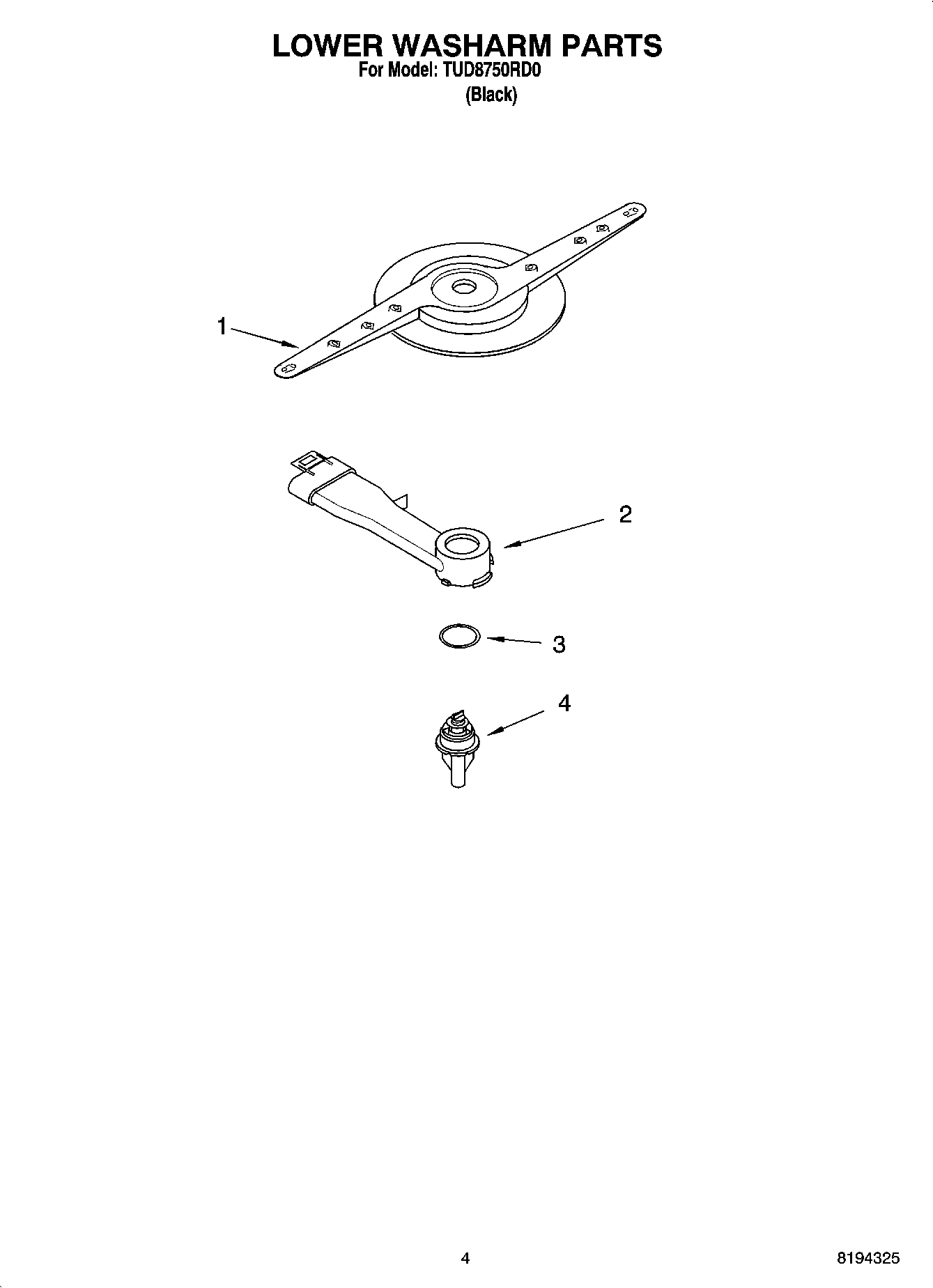 04 - LOWER WASHARM PARTS