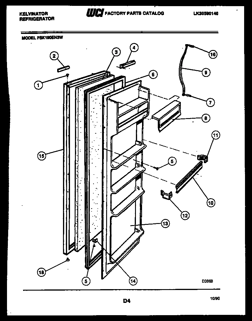 03 - REFRIGERATOR DOOR PARTS