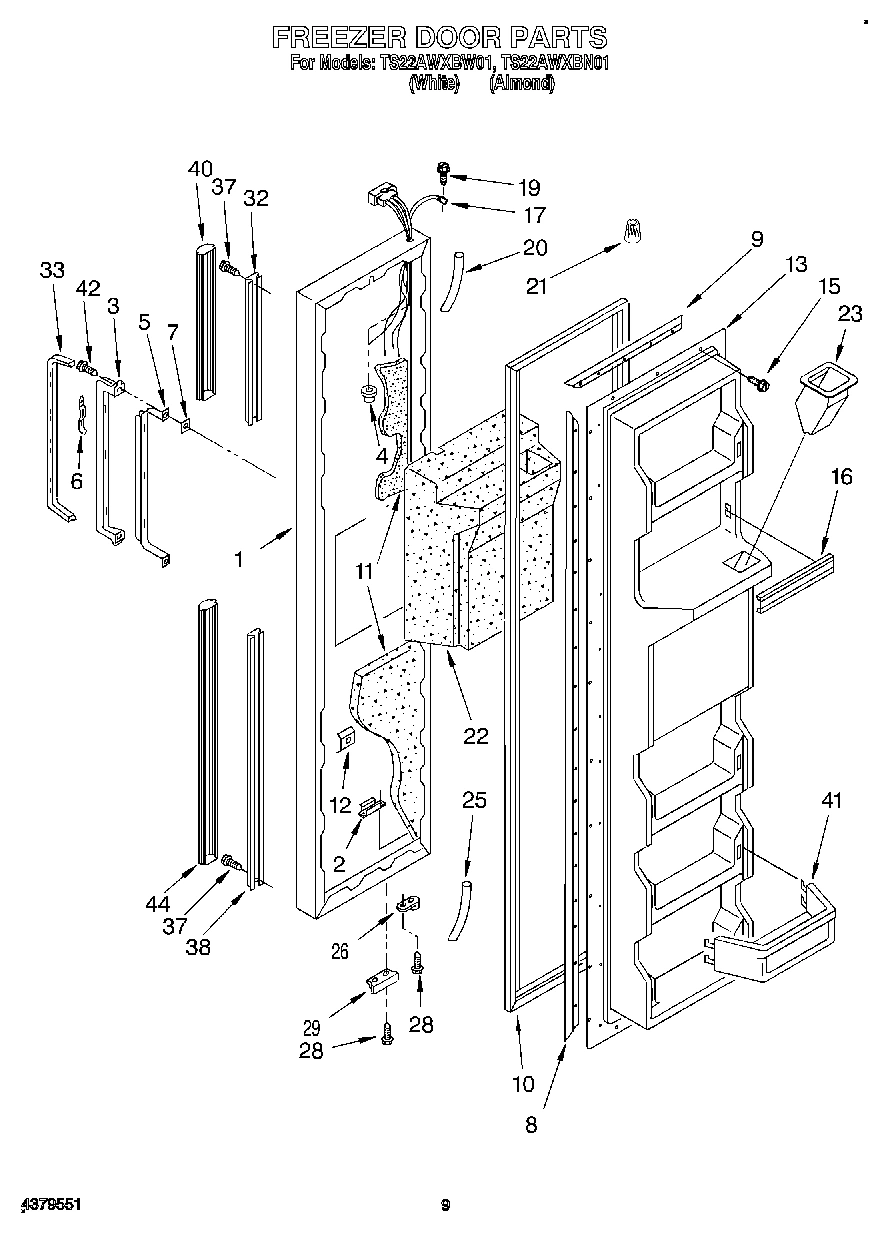 07 - FREEZER DOOR