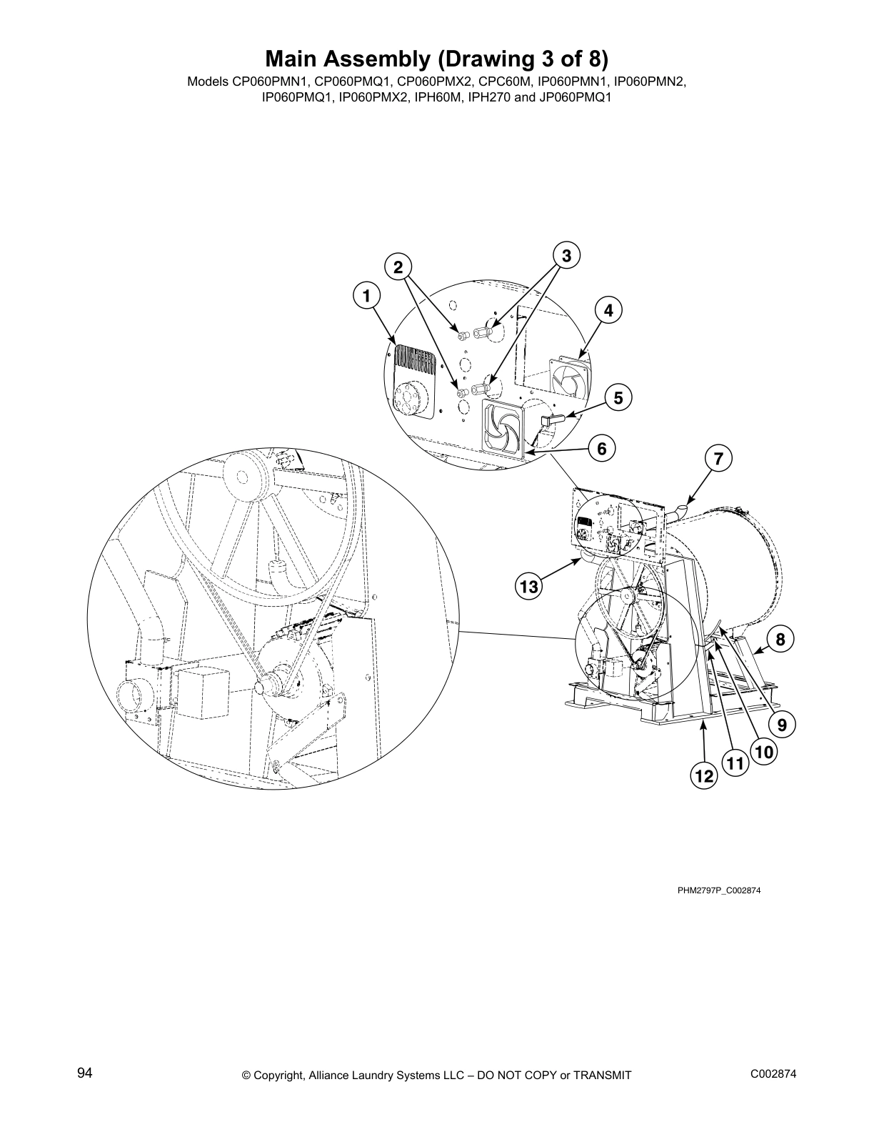 Main Assembly (Drawing 3 of 8)
