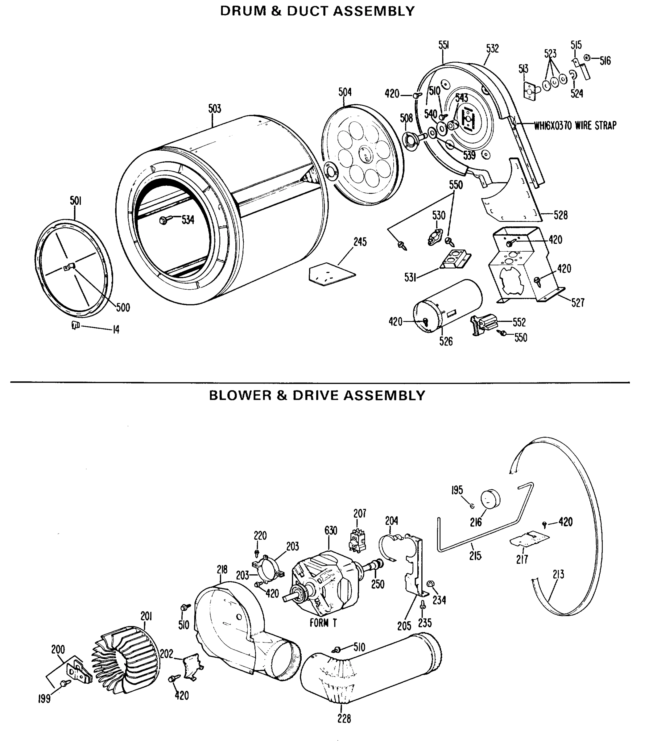 DRUM & DUCT ASSEMBLY