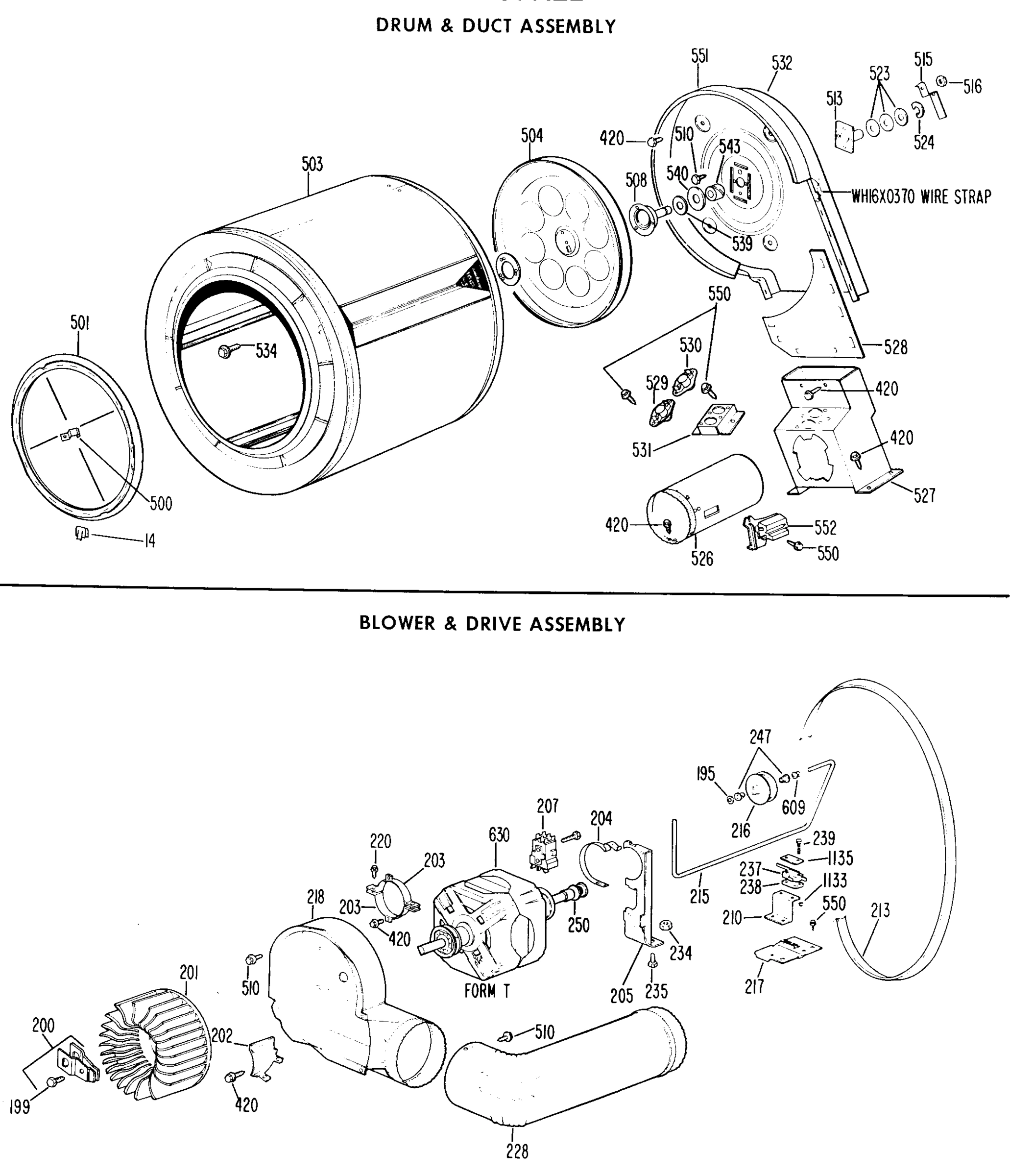 DRUM & DUCT ASSEMBLY