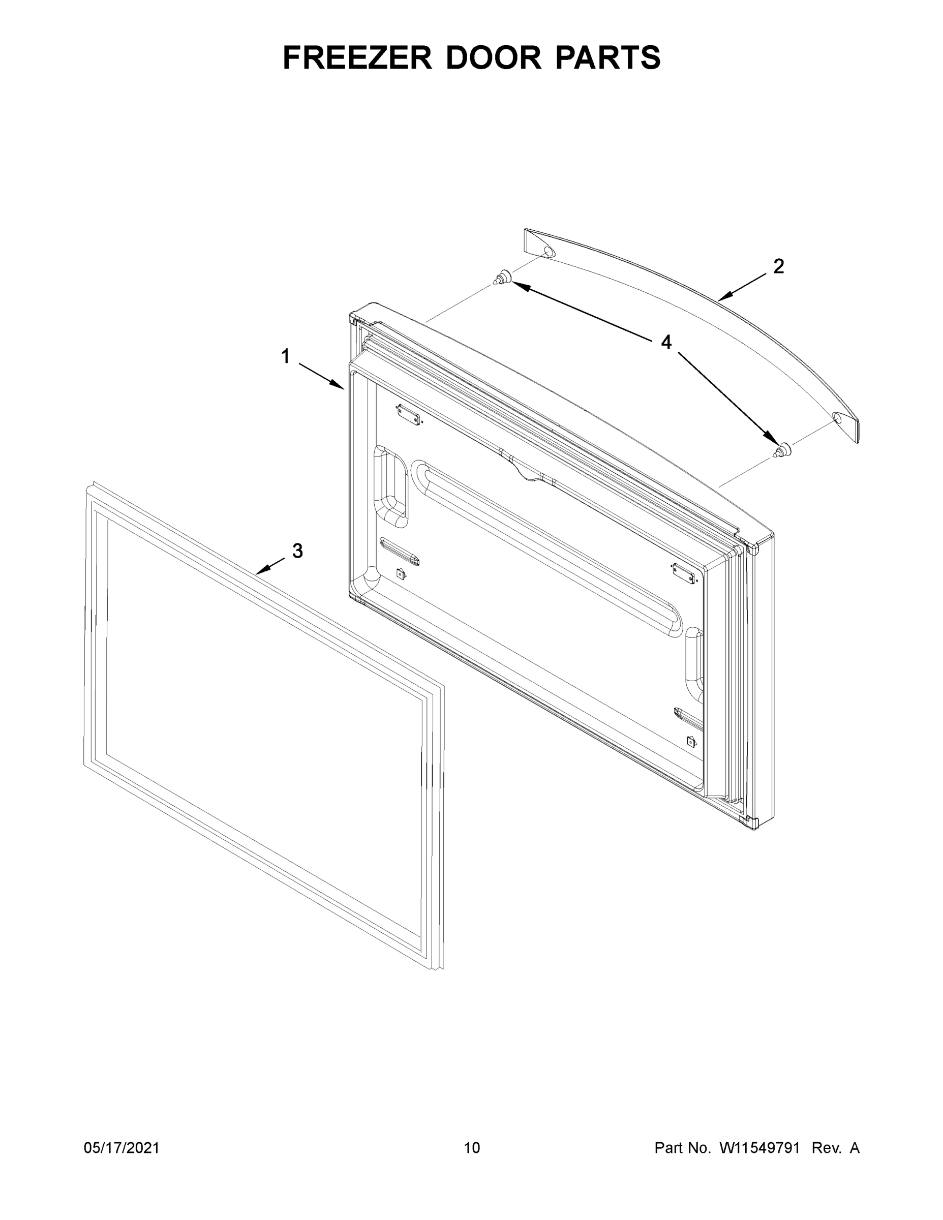 06 - FREEZER DOOR PARTS