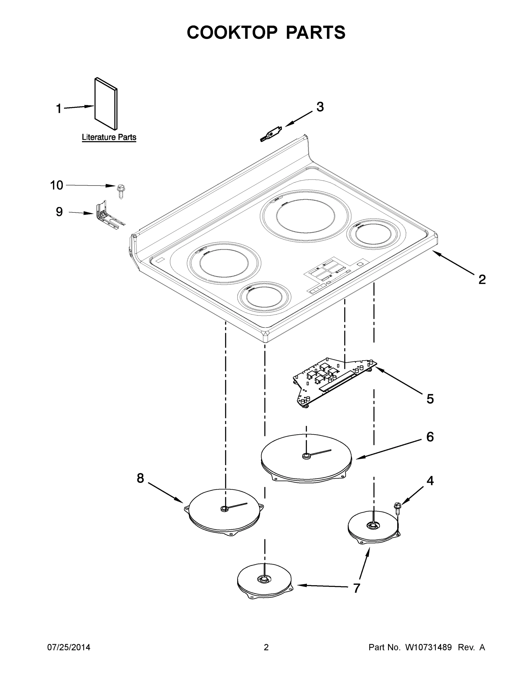 02 - COOKTOP PARTS