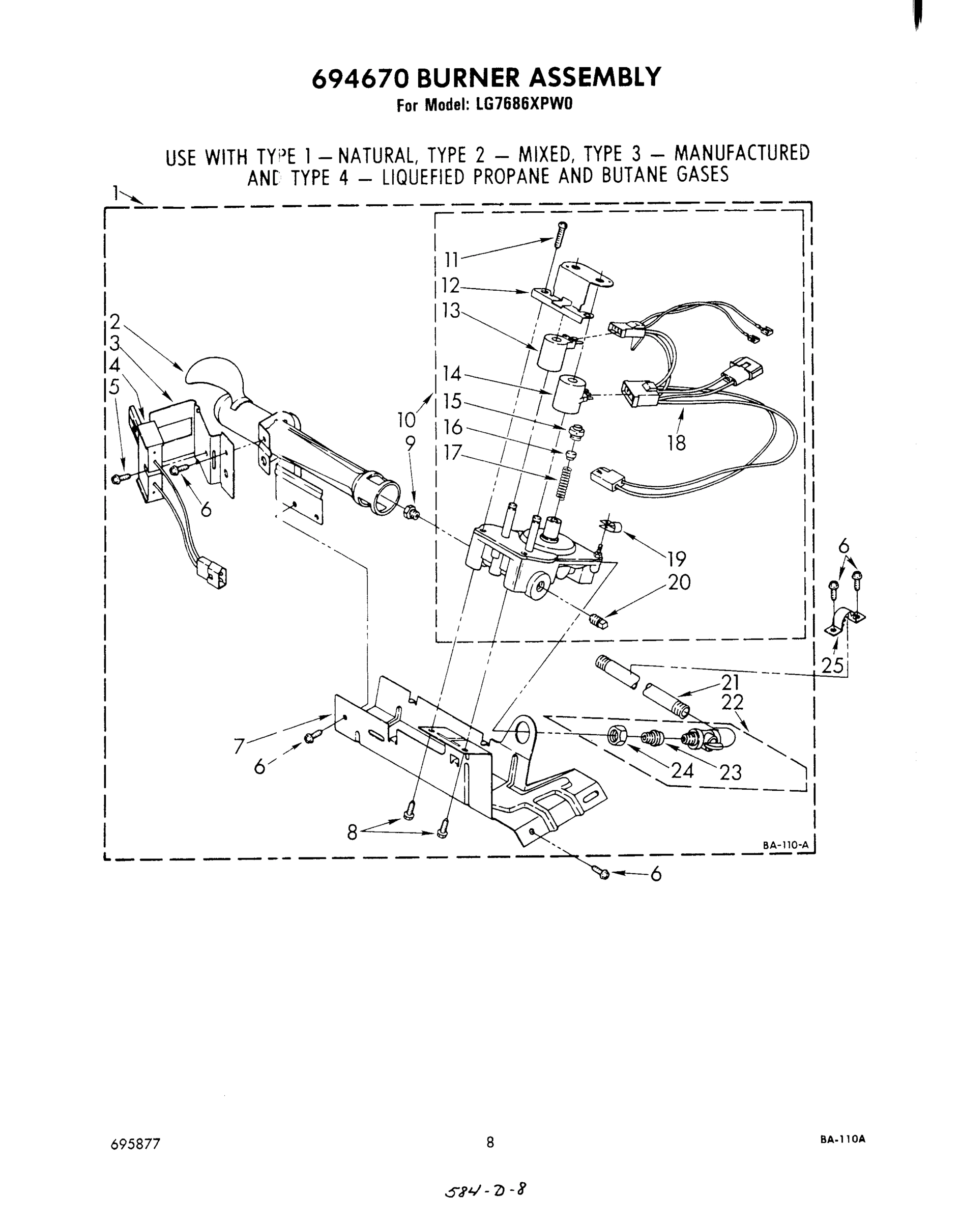 05 - 694670 BURNER