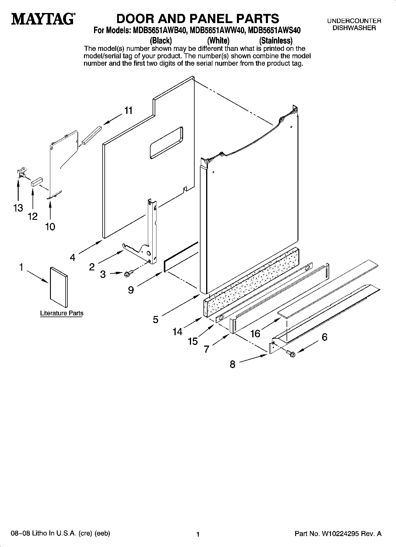 01 - DOOR AND PANEL PARTS