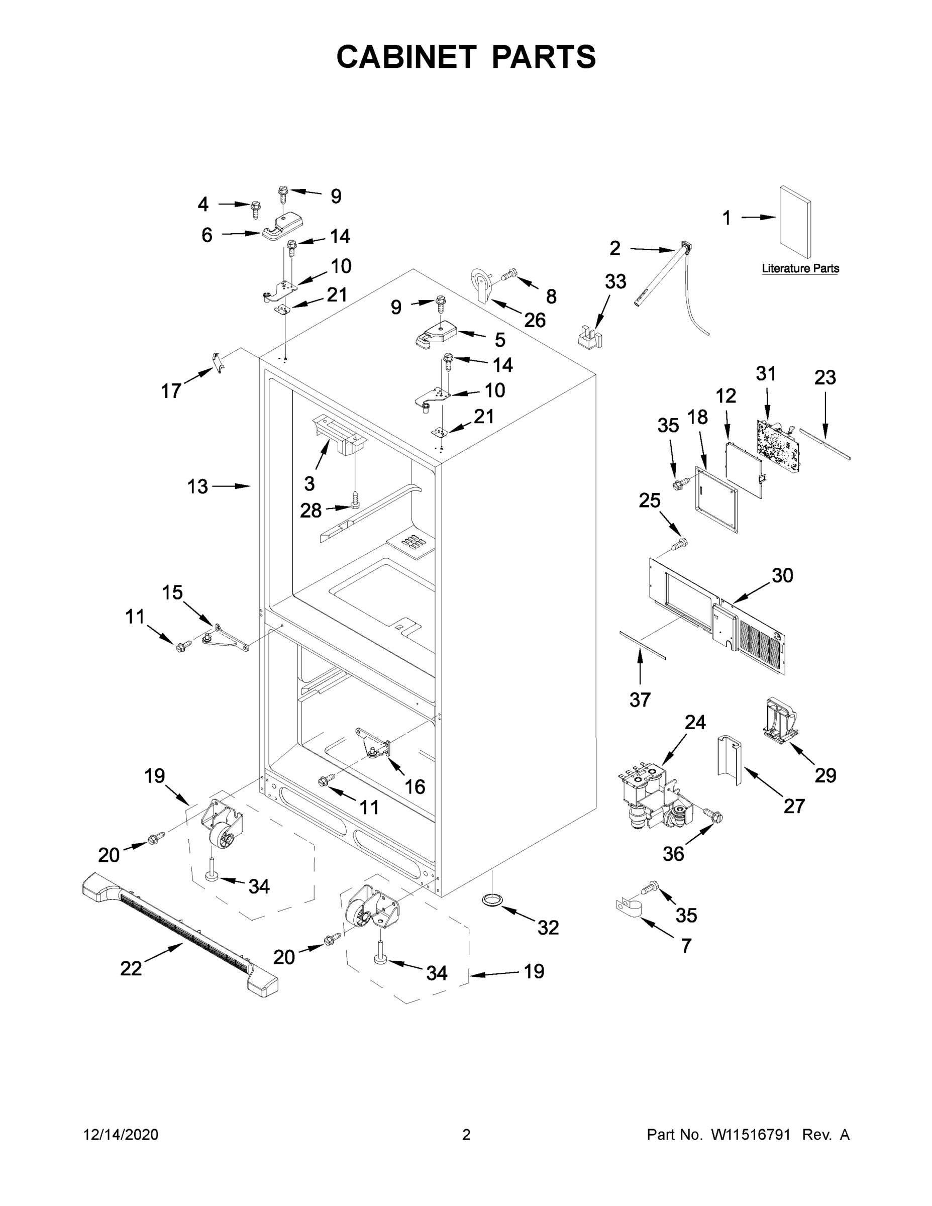 02 - CABINET PARTS