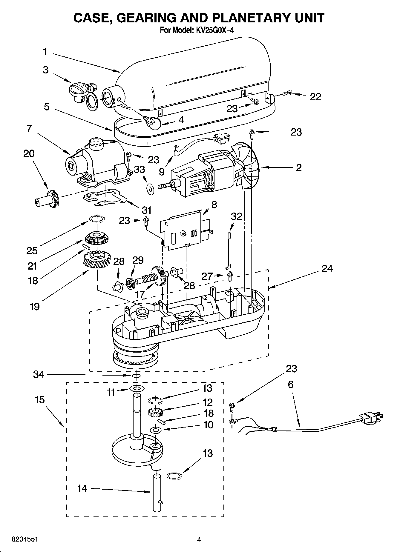 03 - CASE, GEARING, PLANETARY UNIT AND ACCESSORY PARTS