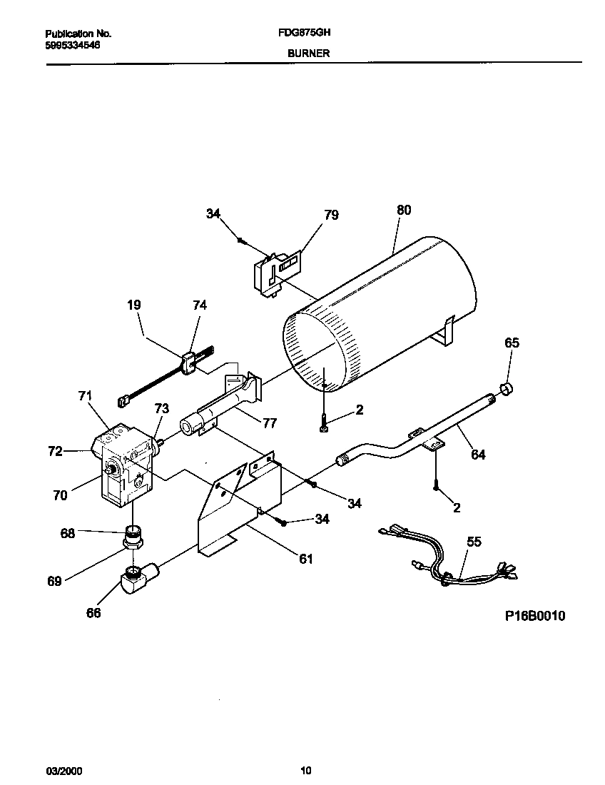 06 - P16B0010 BURNER,VALVE