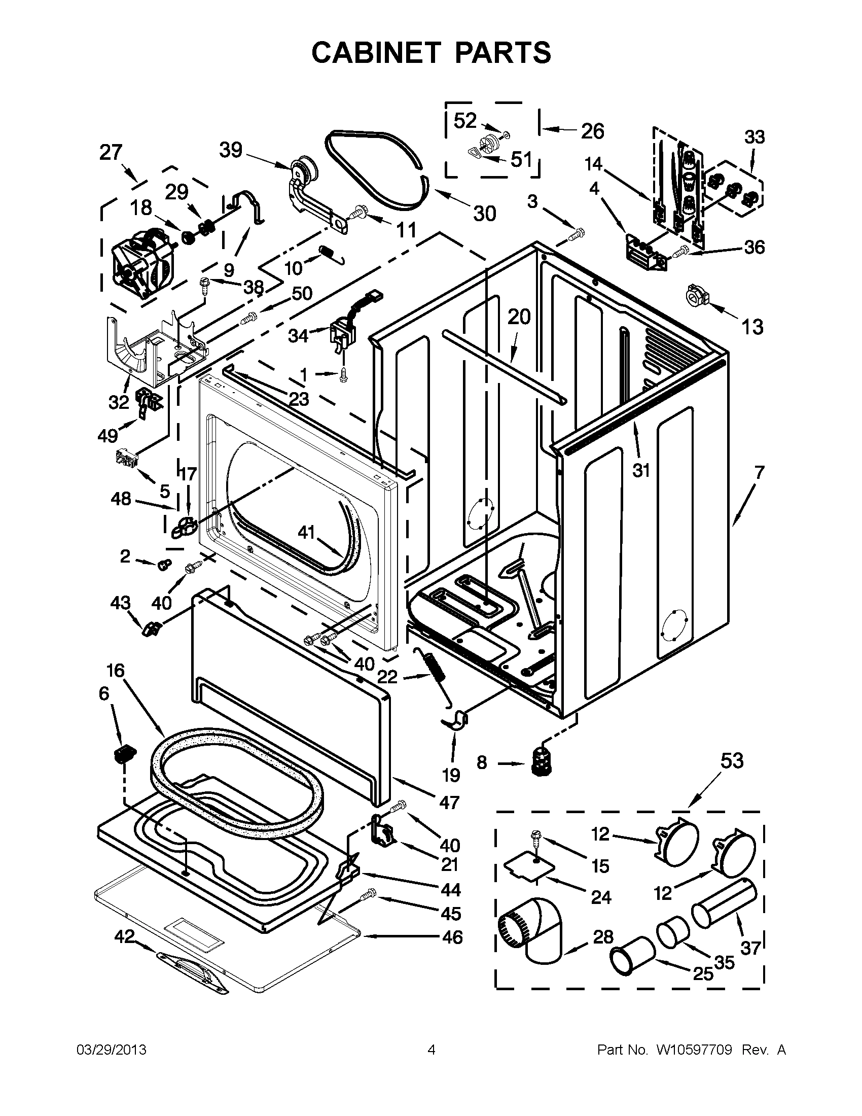 02 - CABINET PARTS