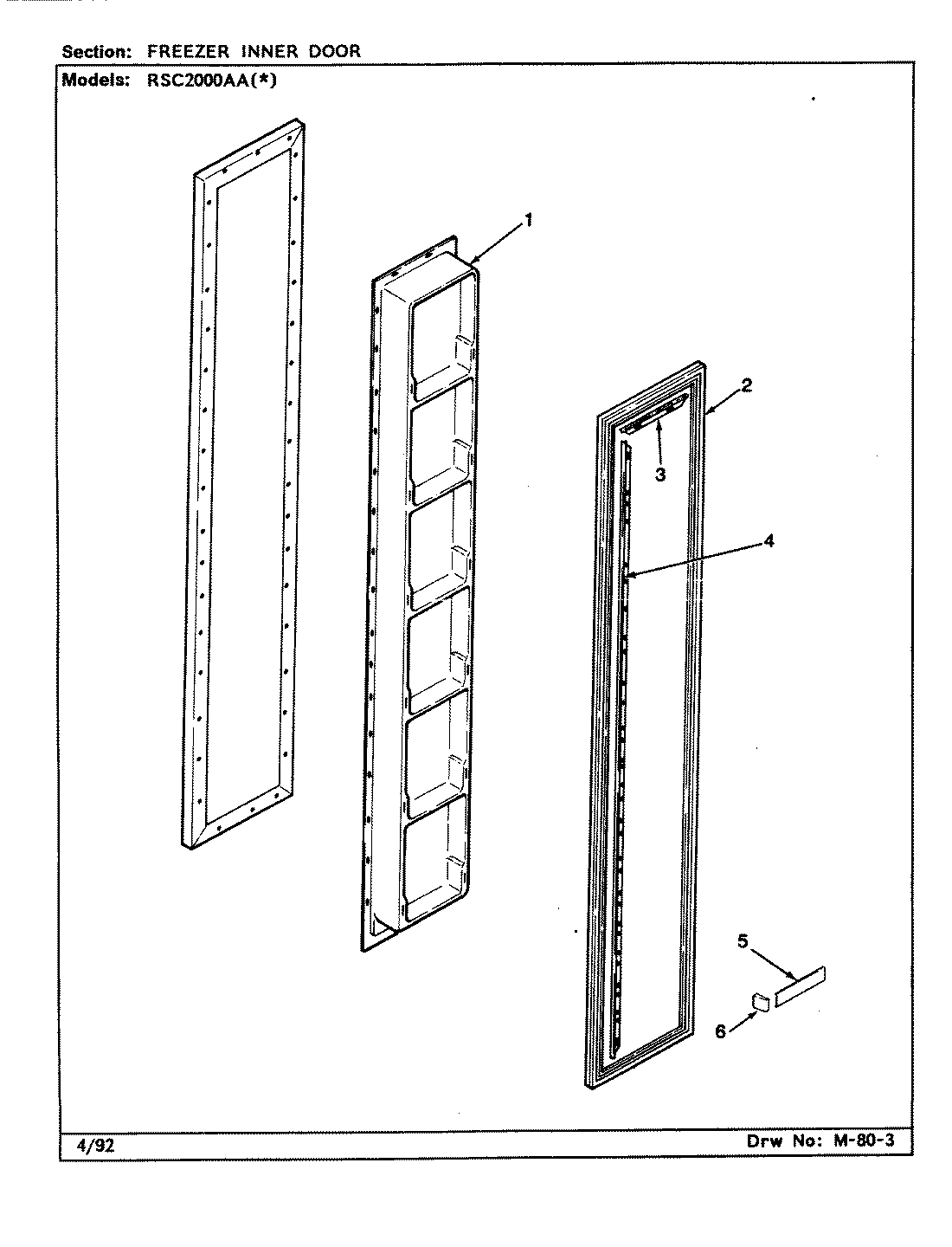 02 - FREEZER INNER DOOR