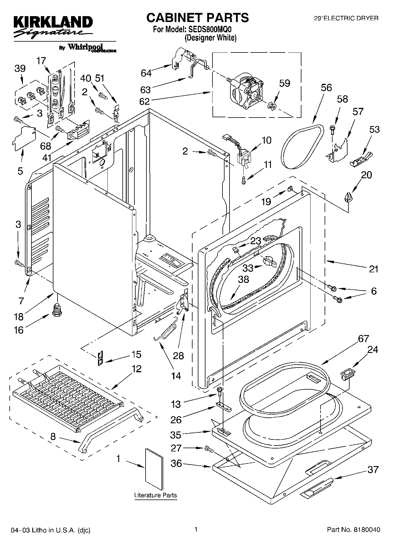 01 - CABINET PARTS