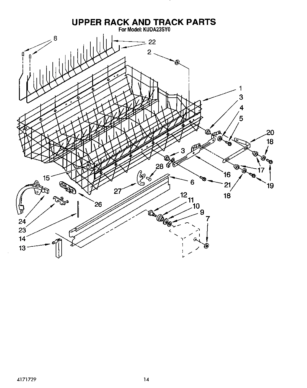 11 - UPPER RACK AND TRACK