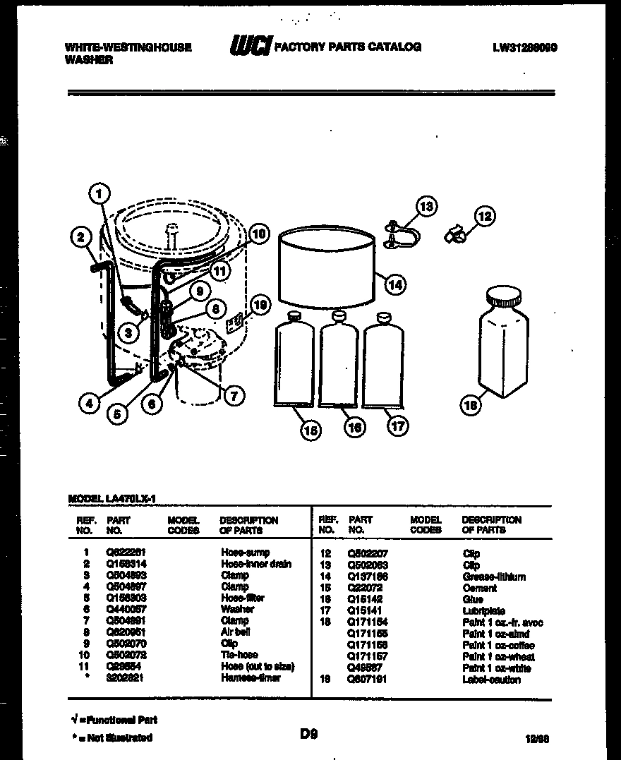 08 - WASHER AND MISCELLANEOUS PARTS