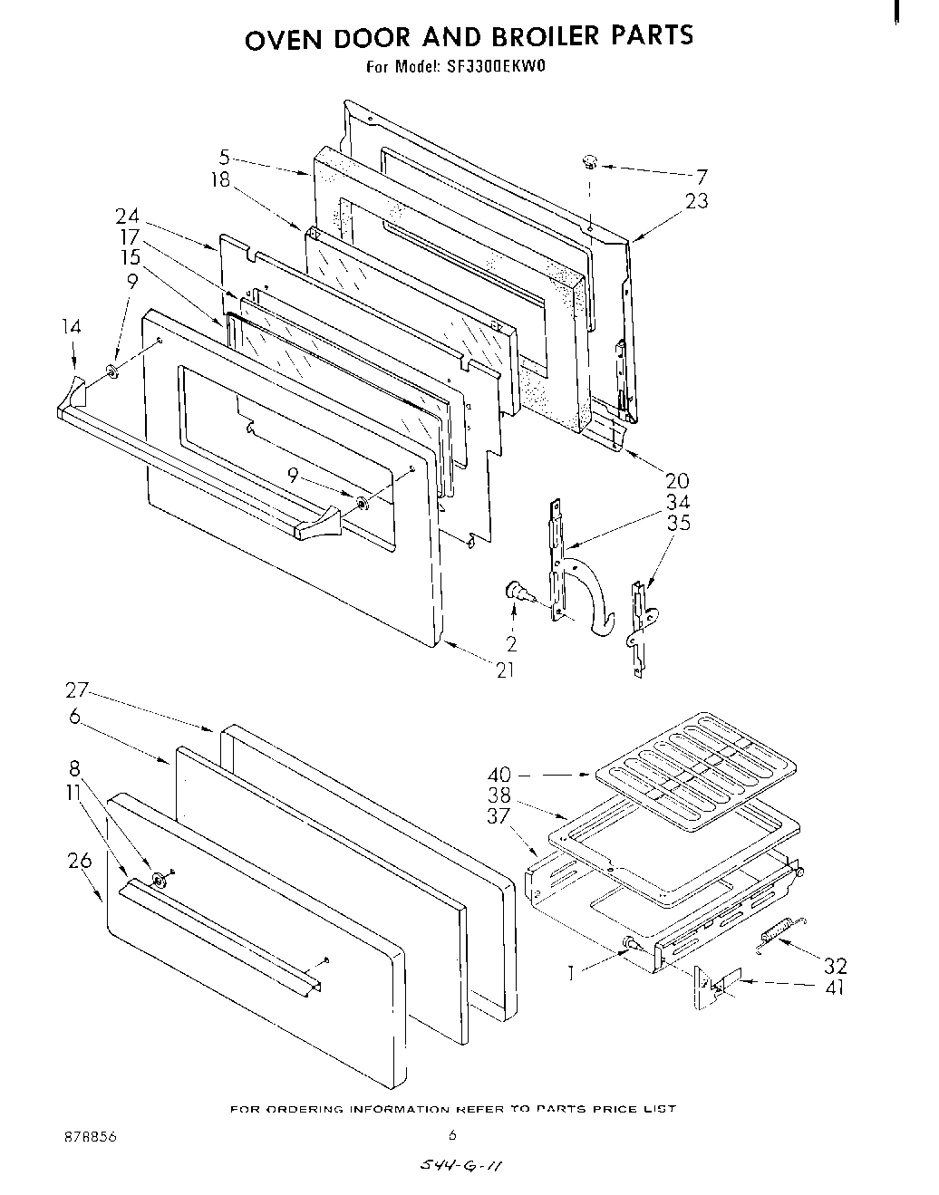 04 - OVEN DOOR AND BROILER
