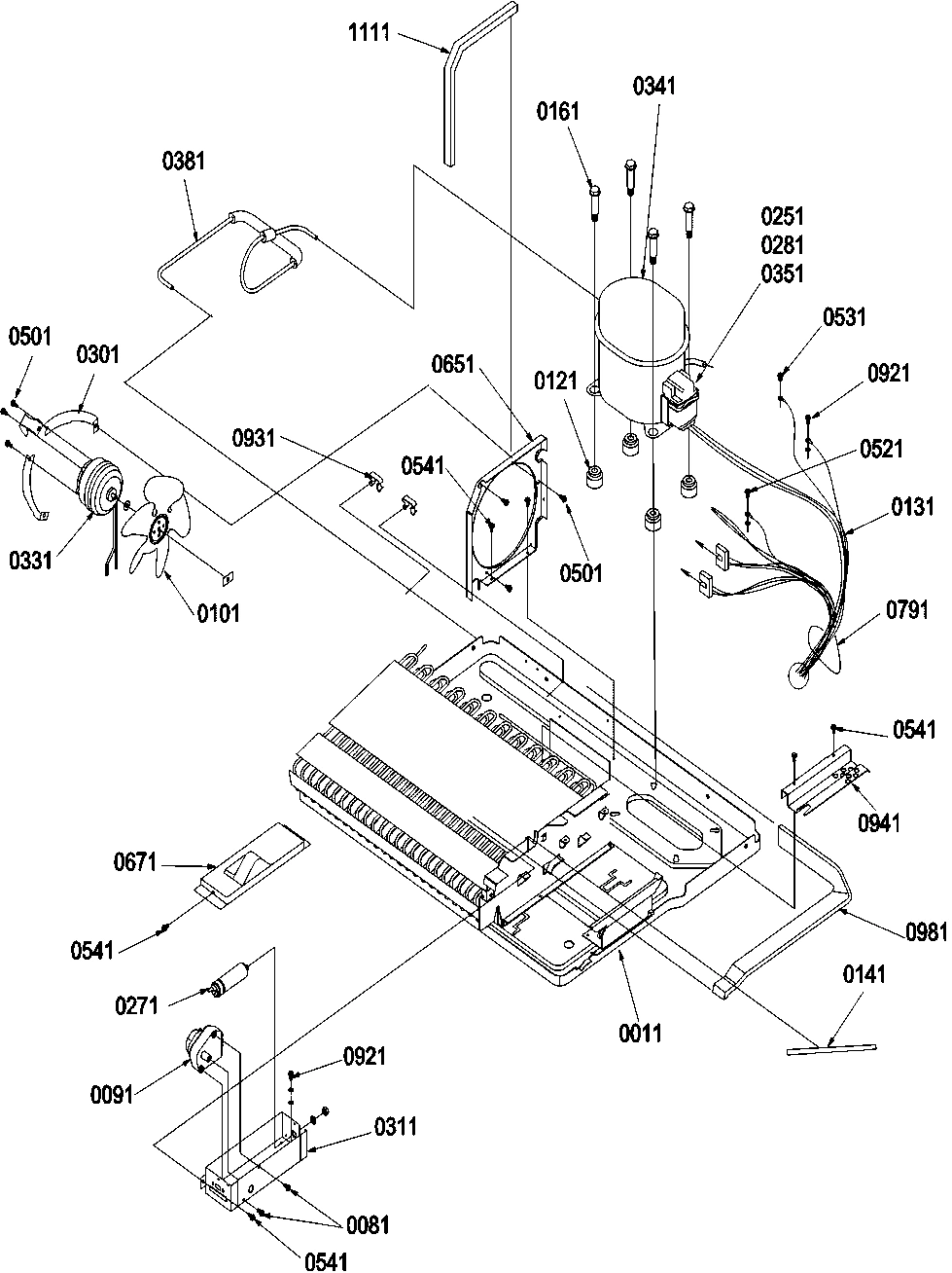 10 - Machine Compartment & Muffler Assy