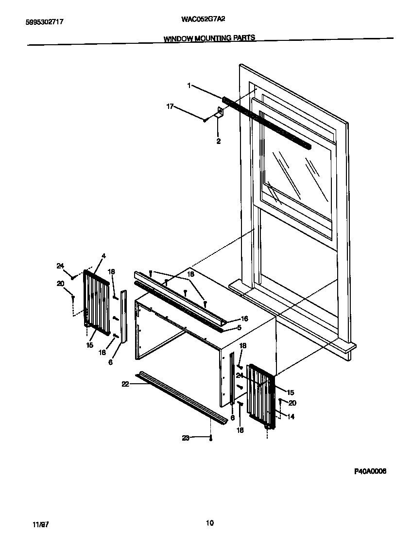06 - WINDOW  MOUNTING  PARTS